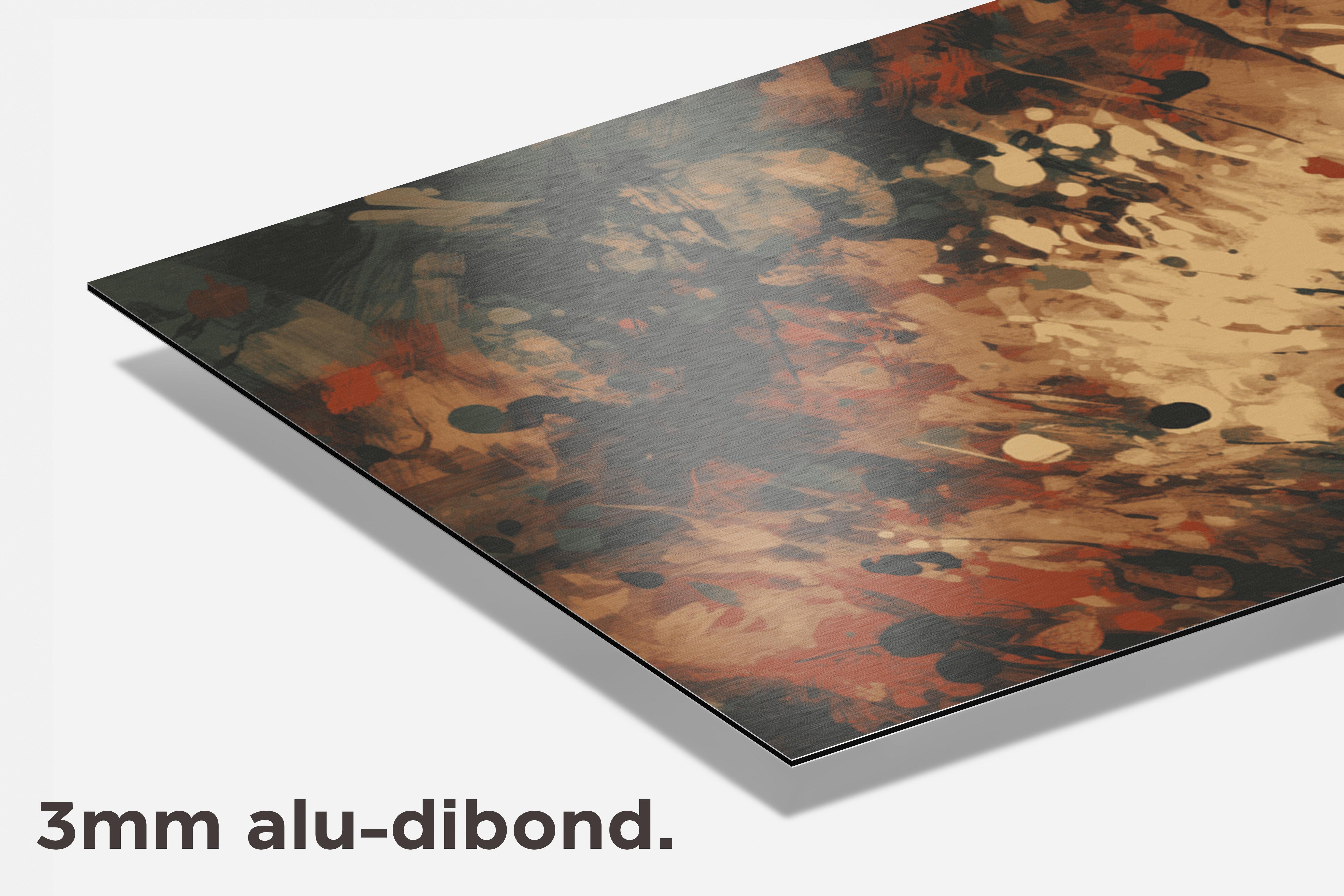 Vintage Abstract dibond detail