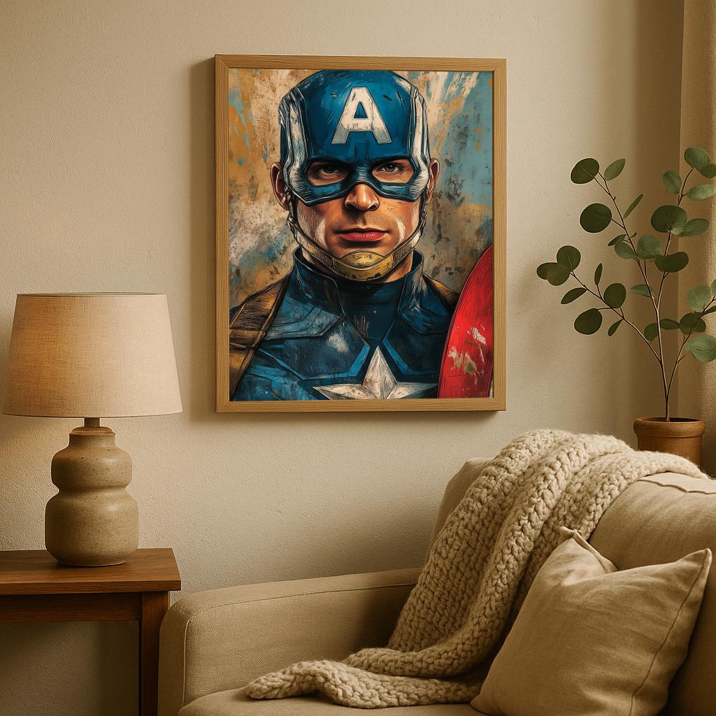 Captain America Marvel poster sfeerbeeld 1