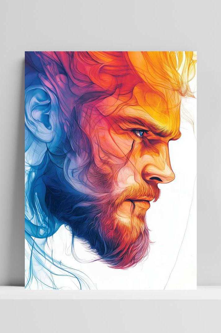 Thor Marvel Art op 3mm aluminium dibond