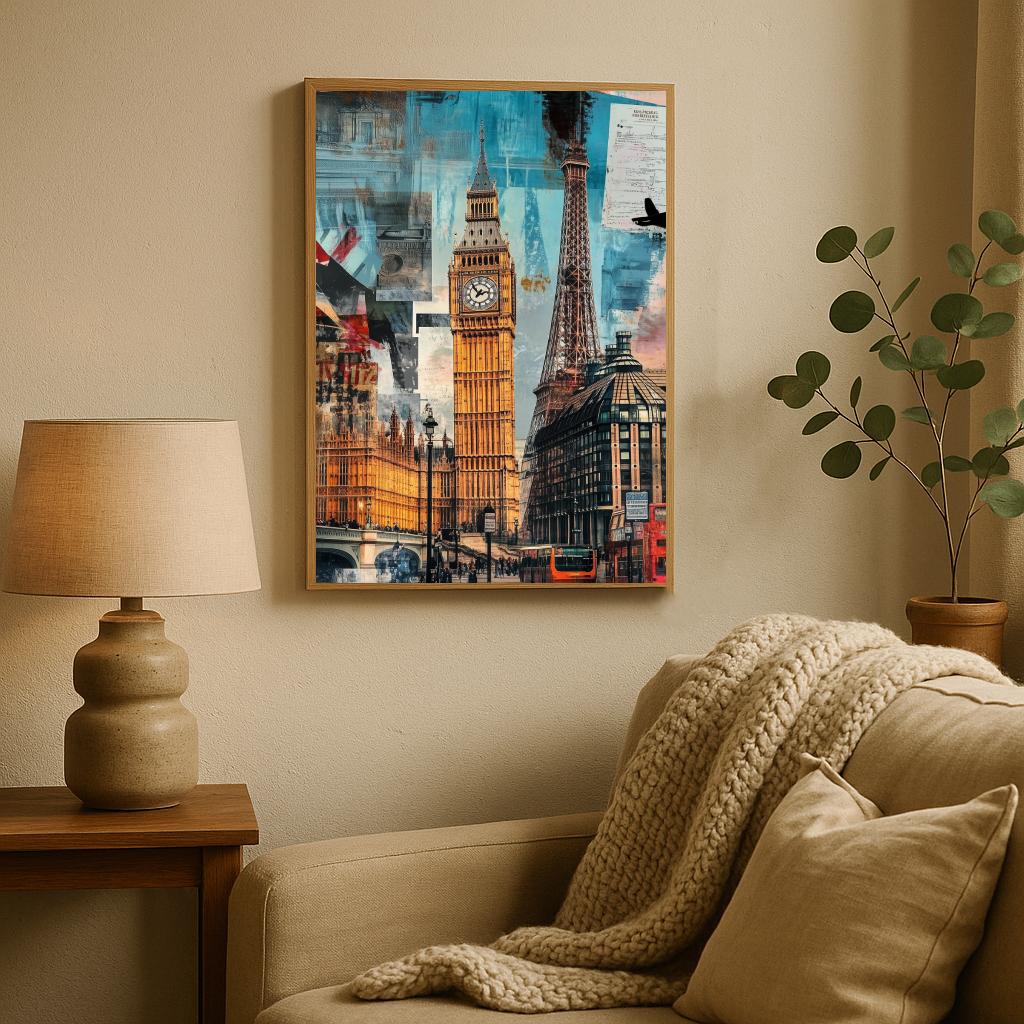 Europe Landmarks Collage poster sfeerbeeld 2