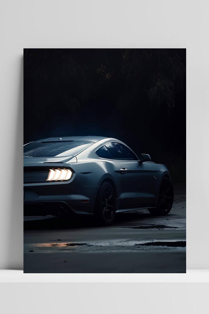 Luxe Auto op 3mm aluminium dibond