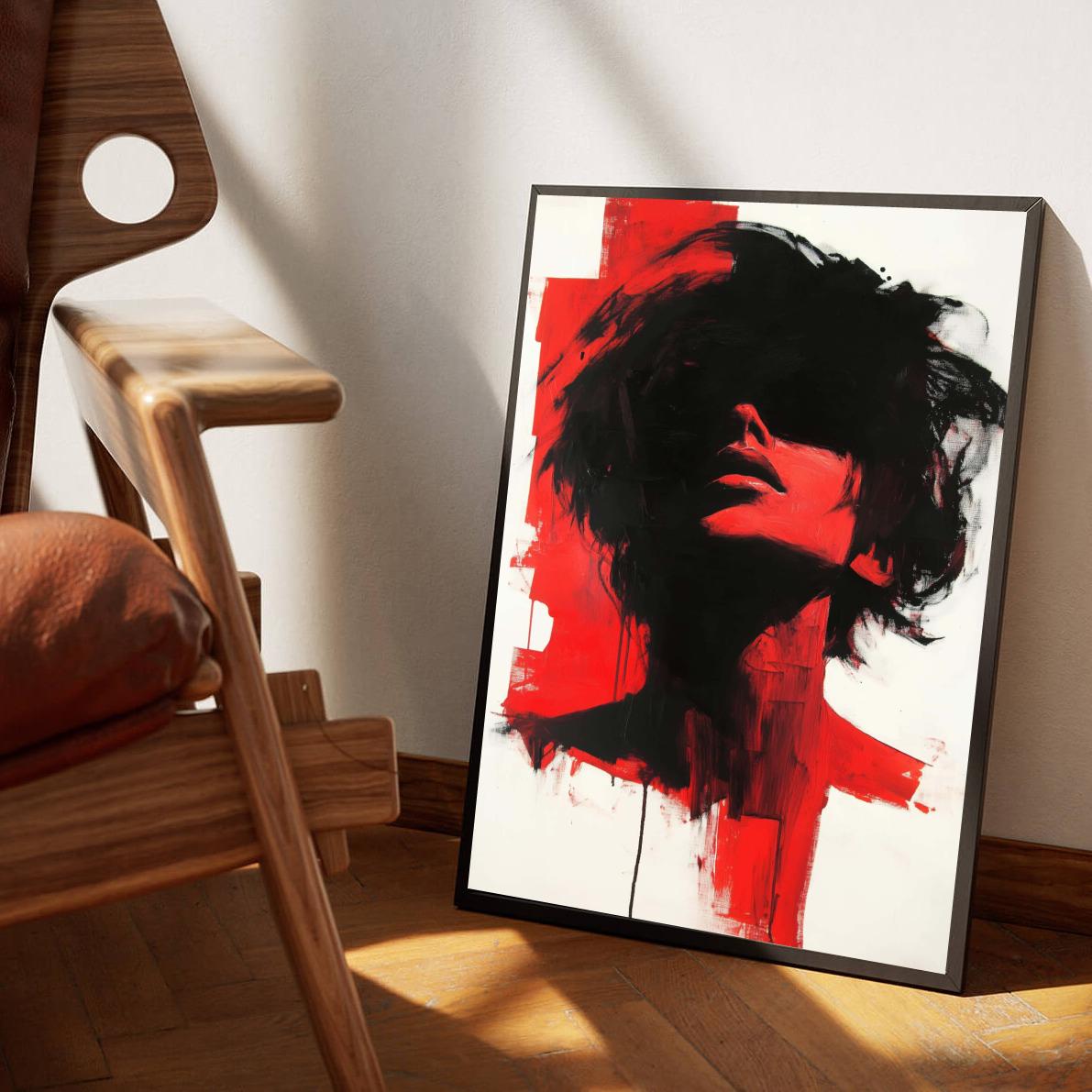 Man Aquarel poster van 25 Artstreet