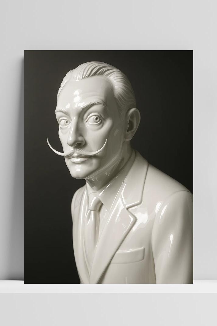 Salvador Dalí Sculpture Surrealism Artist dans un intérieur