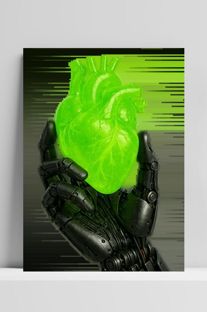 Heart Robot poster van 25 Artstreet