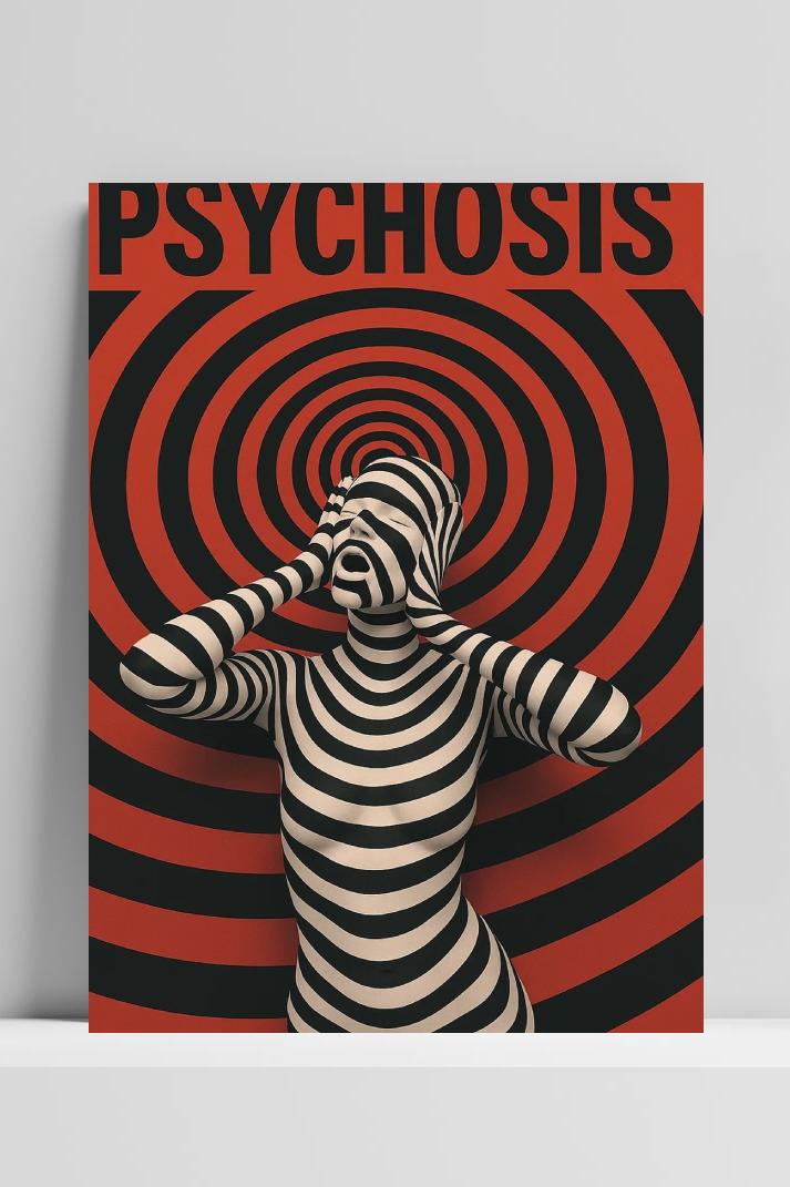 Psychosis Optical Illusion in an interior