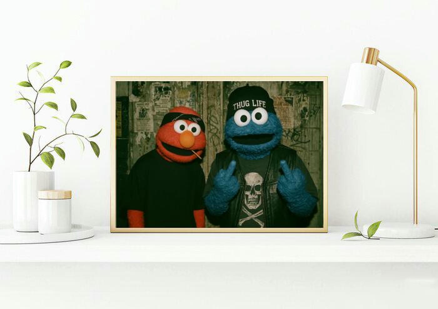 Elmo Cookie Monster poster sfeerbeeld 2