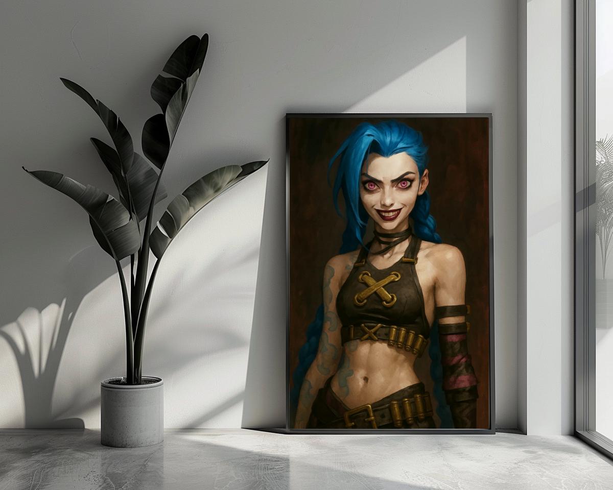 Jinx League of Legends poster van 25 Artstreet