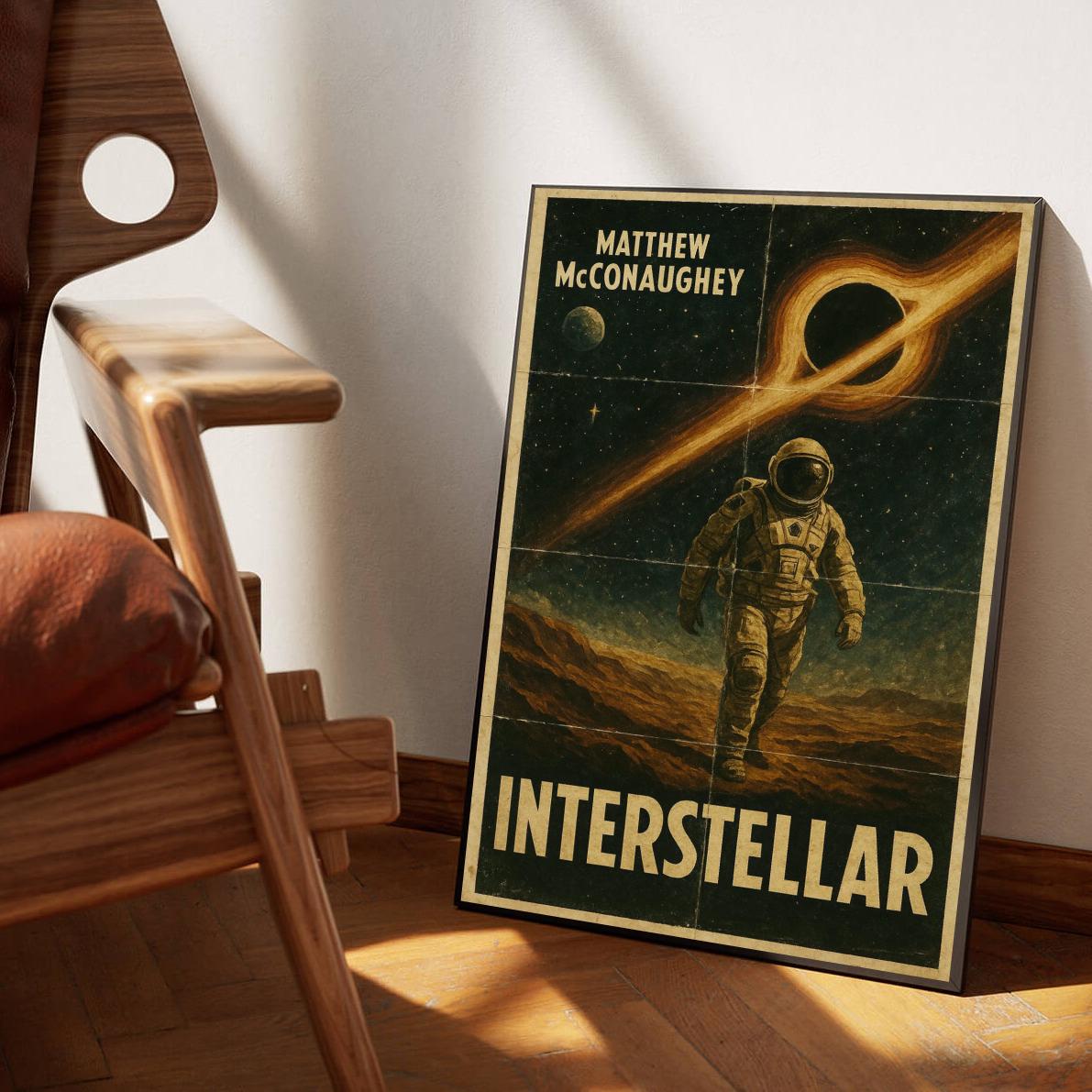 Interstellar Art Text poster sfeerbeeld 1