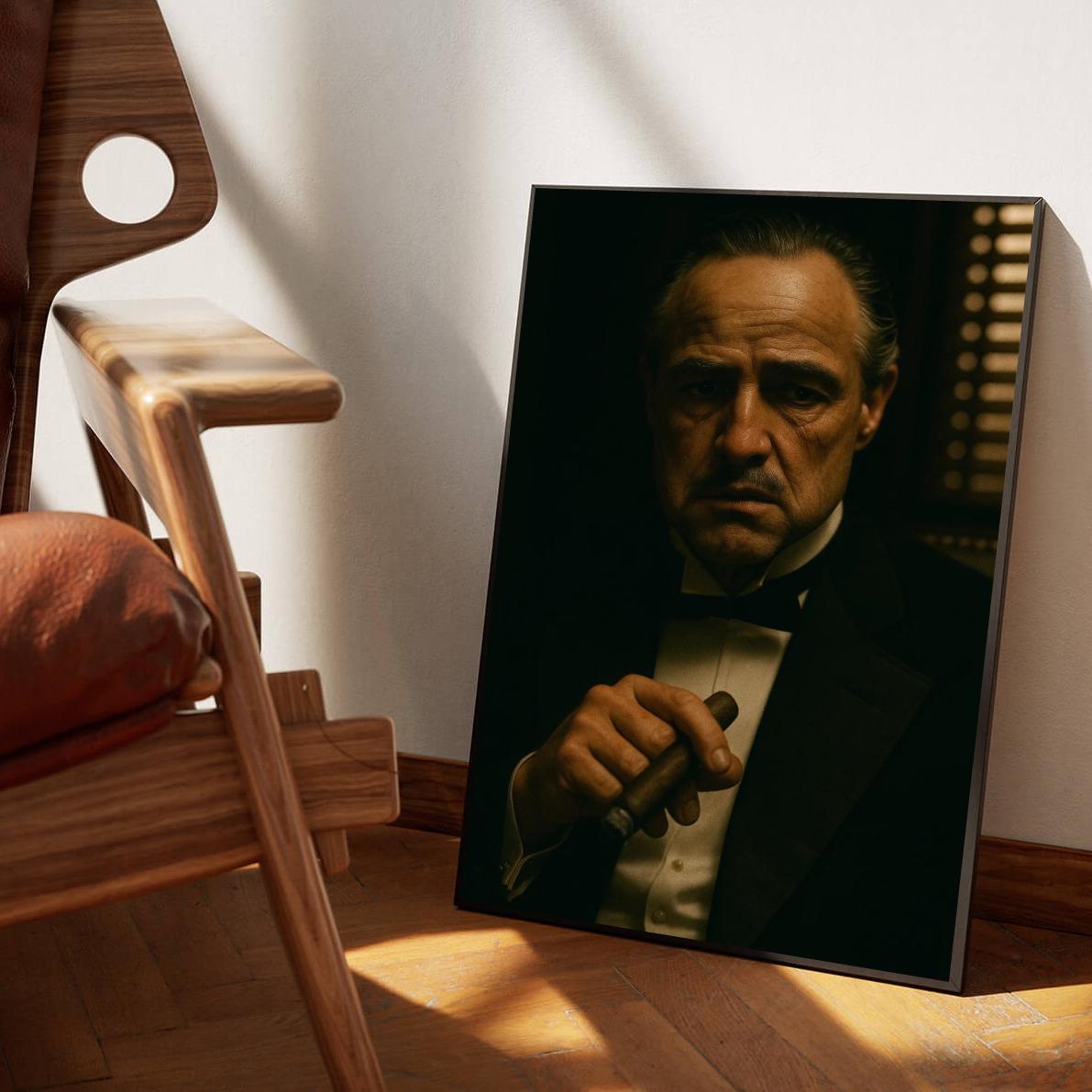 Don Corleone Cigar The Godfather poster sfeerbeeld 1