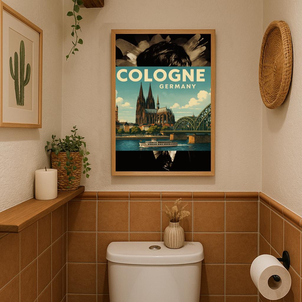 Cologne Germany Text poster sfeerbeeld 3