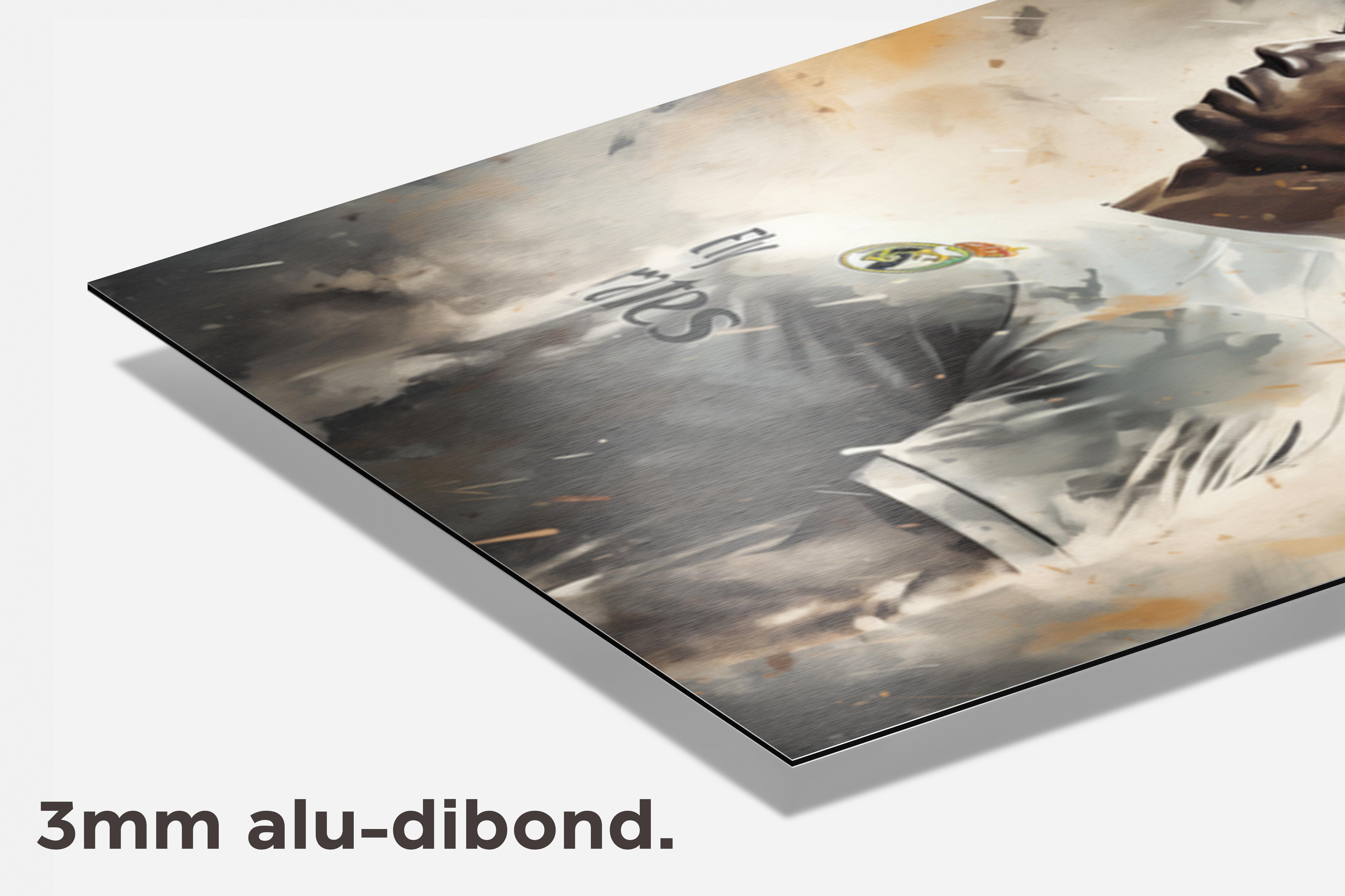 Ronaldo Regen Abstract dibond detail