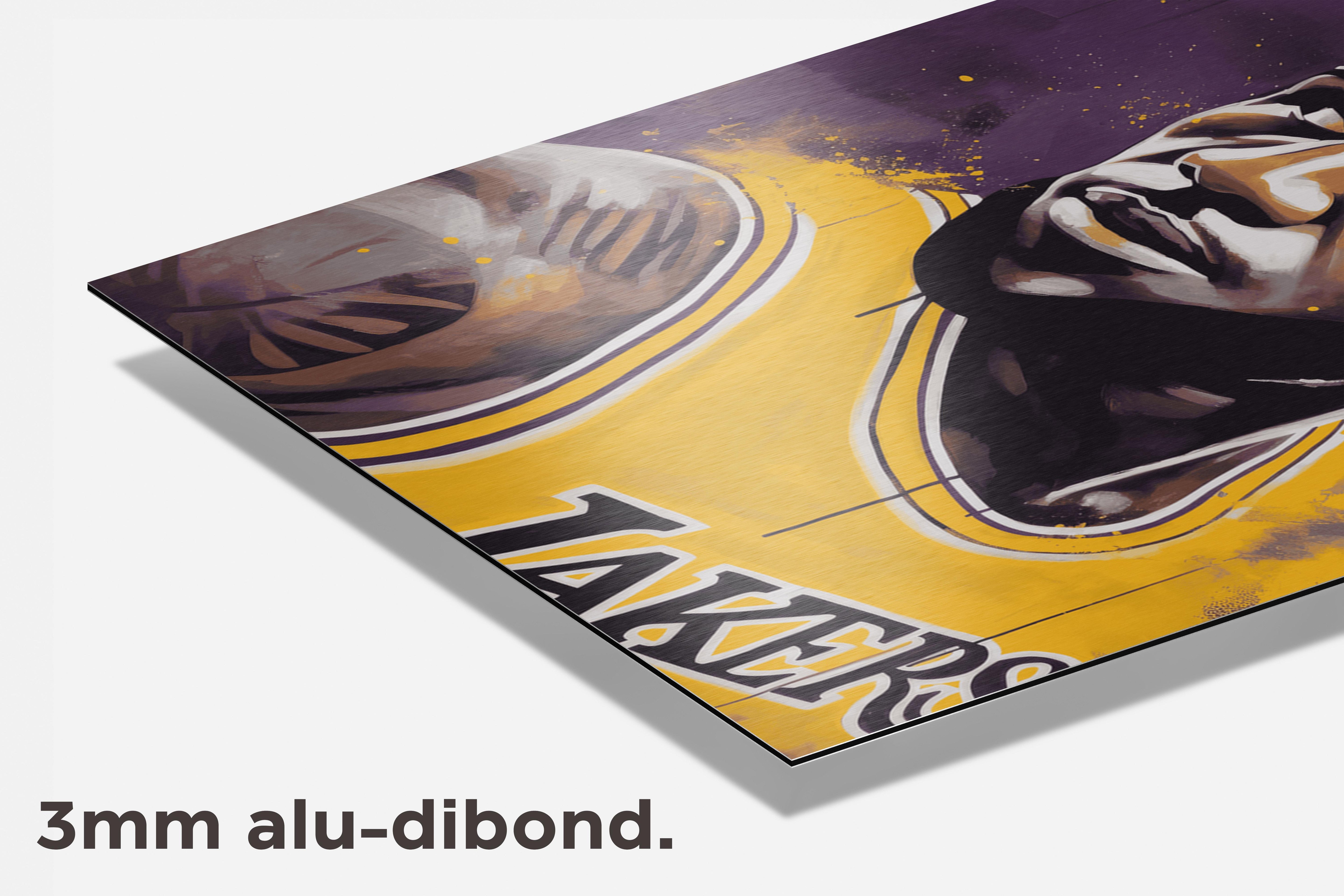Lebron James Poster dibond detail
