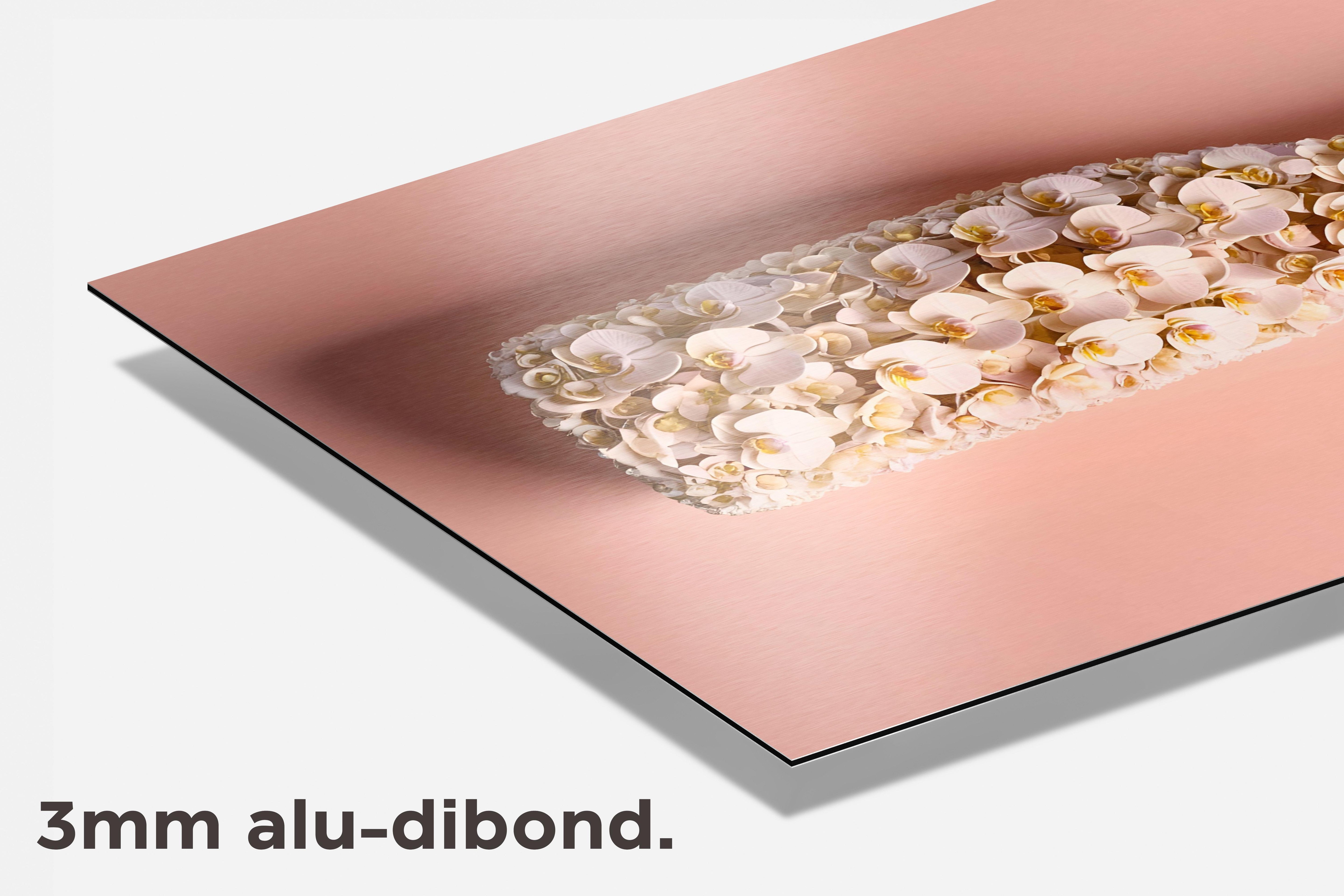 Bloemen Flesvorm dibond detail