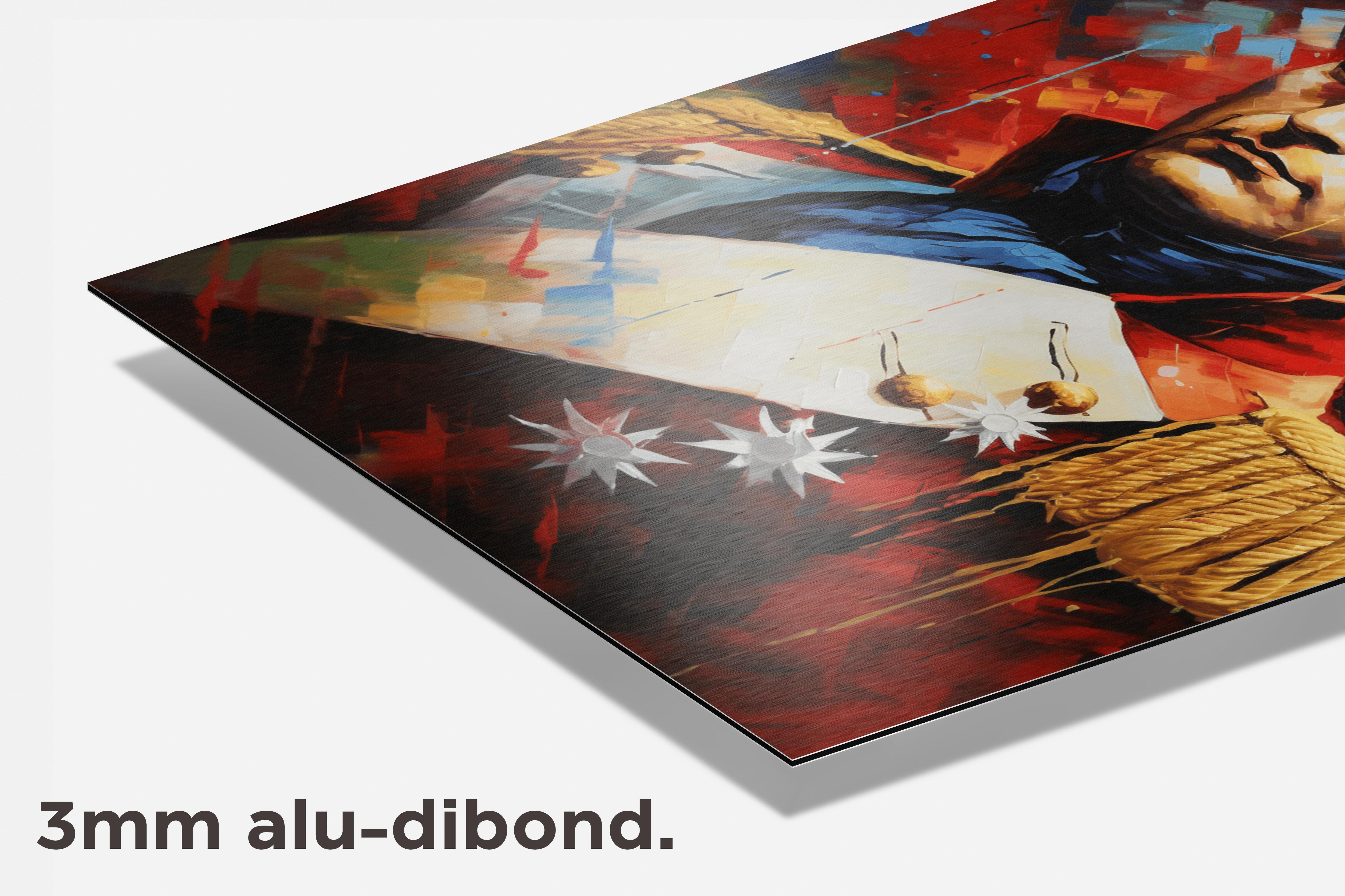 Napoleon Bonaparte dibond detail