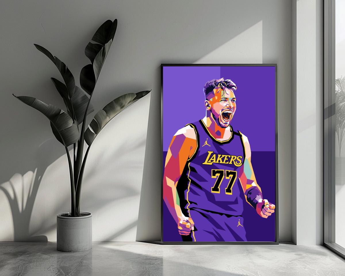 Luka Dončić poster van 25 Artstreet