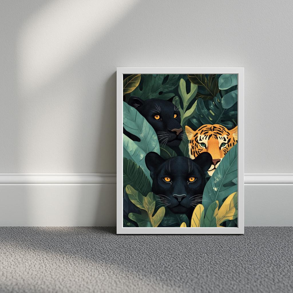 Tiger Panther Forest poster sfeerbeeld 3