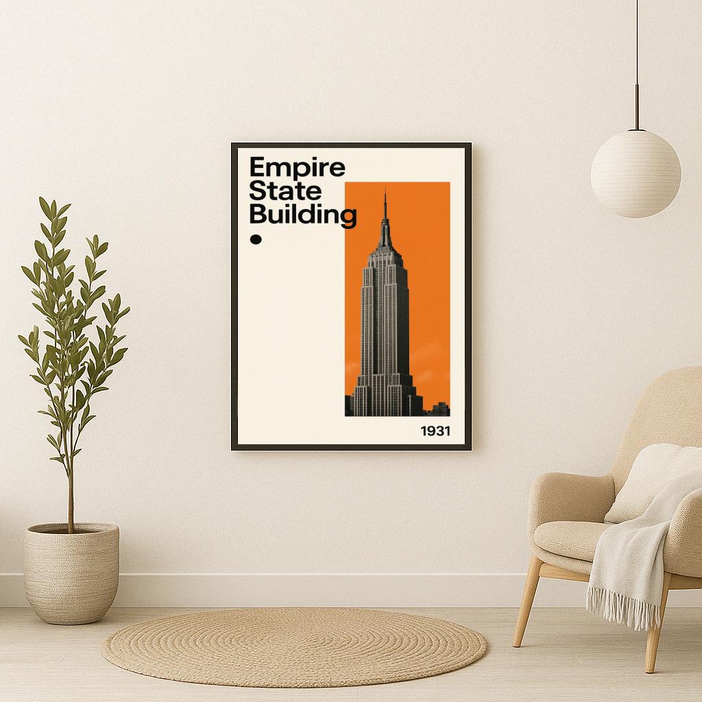 Empire State Building 1931 Text poster sfeerbeeld 2