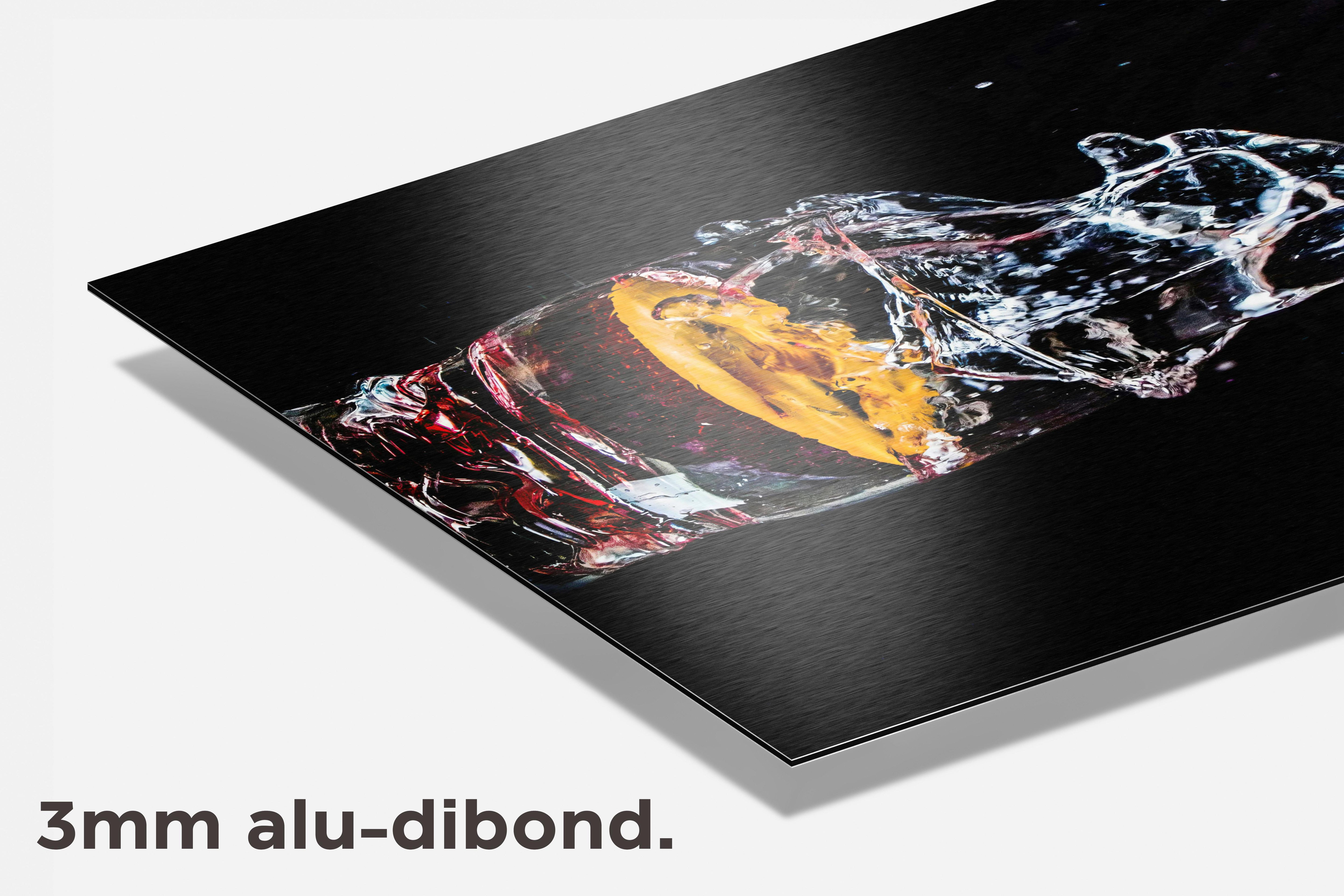 Cocktail Drank dibond detail