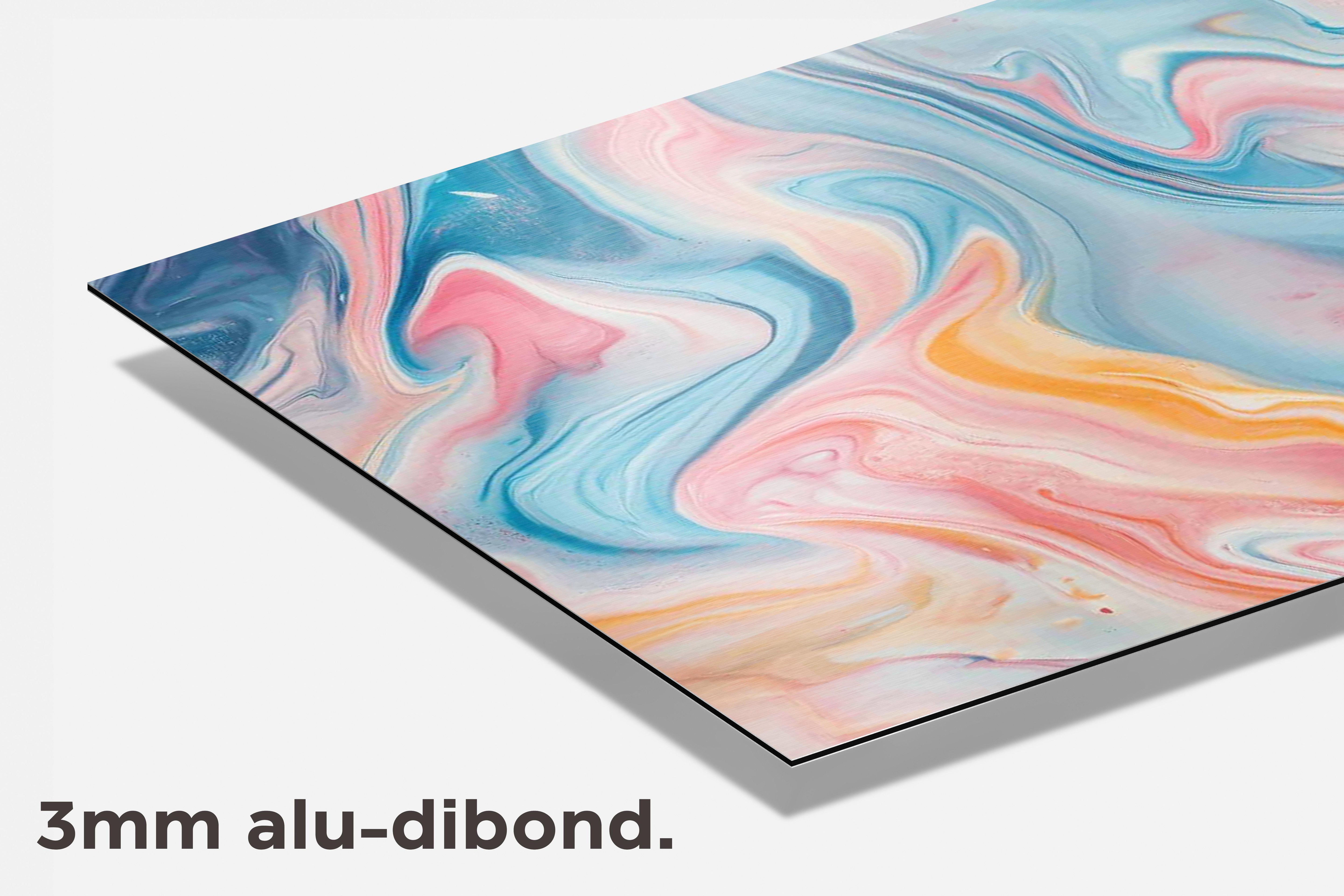 Marmer Pastel dibond detail