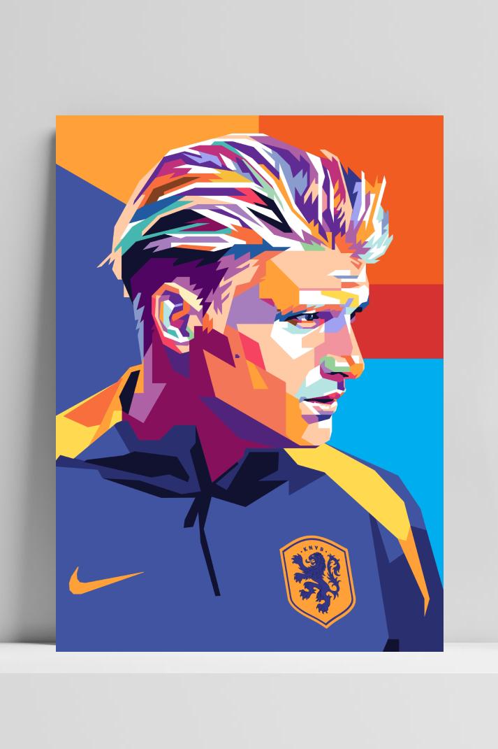 Sem Steijn op 3mm aluminium dibond