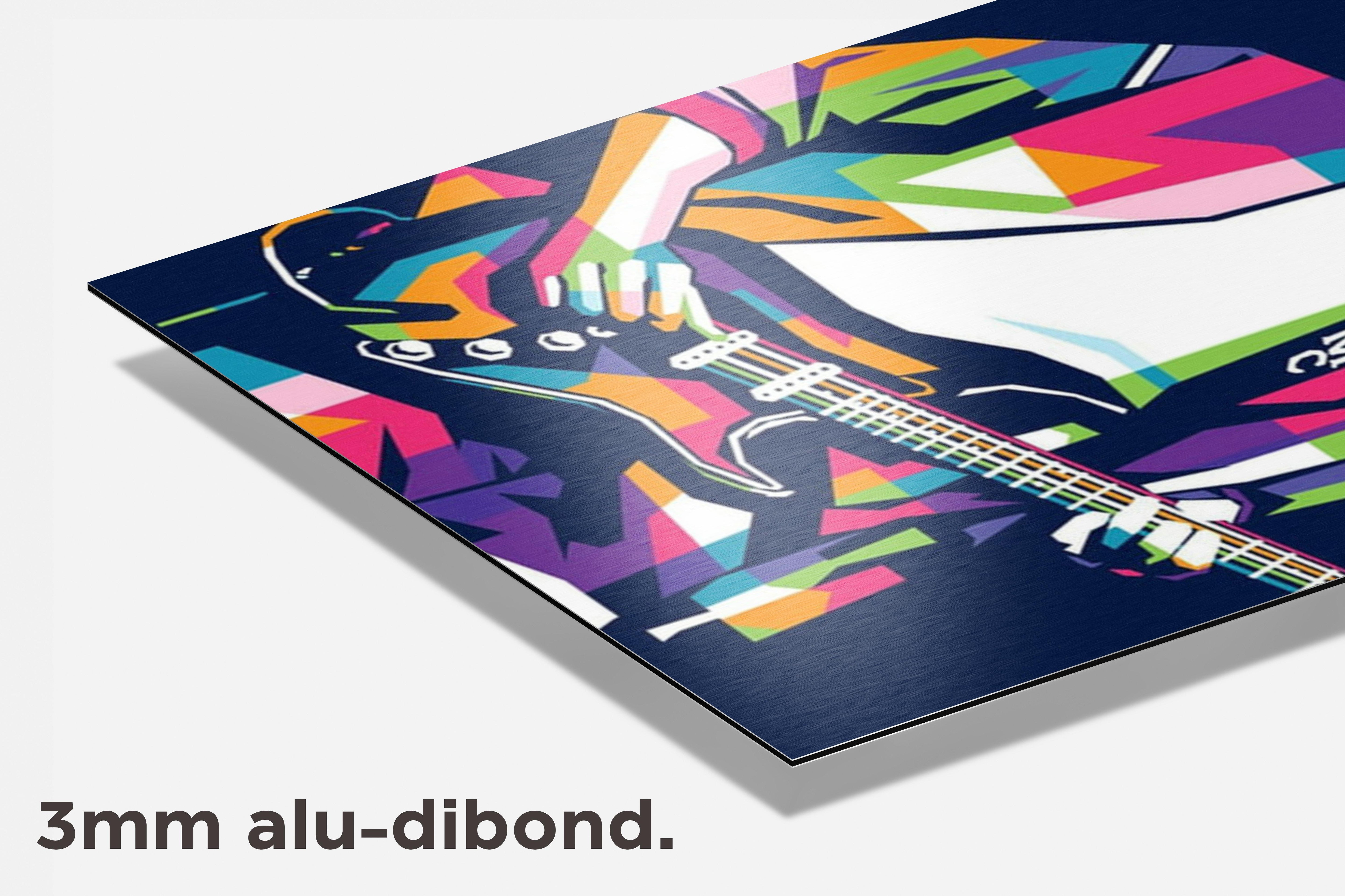 John Mayer dibond detail