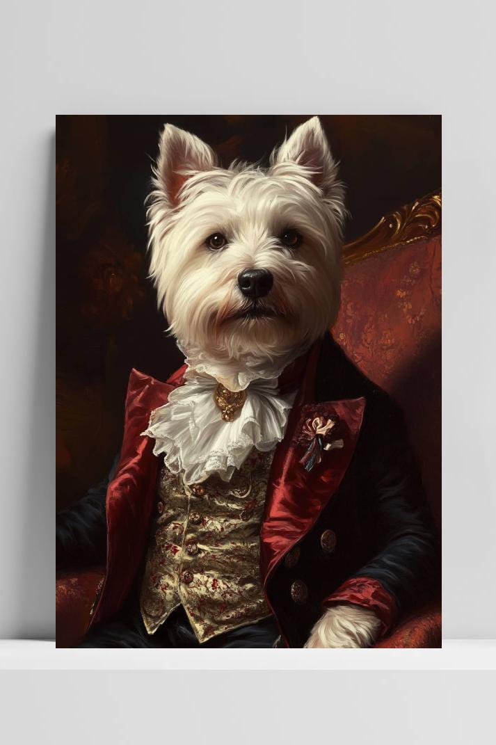 Hond Pak op 3mm aluminium dibond