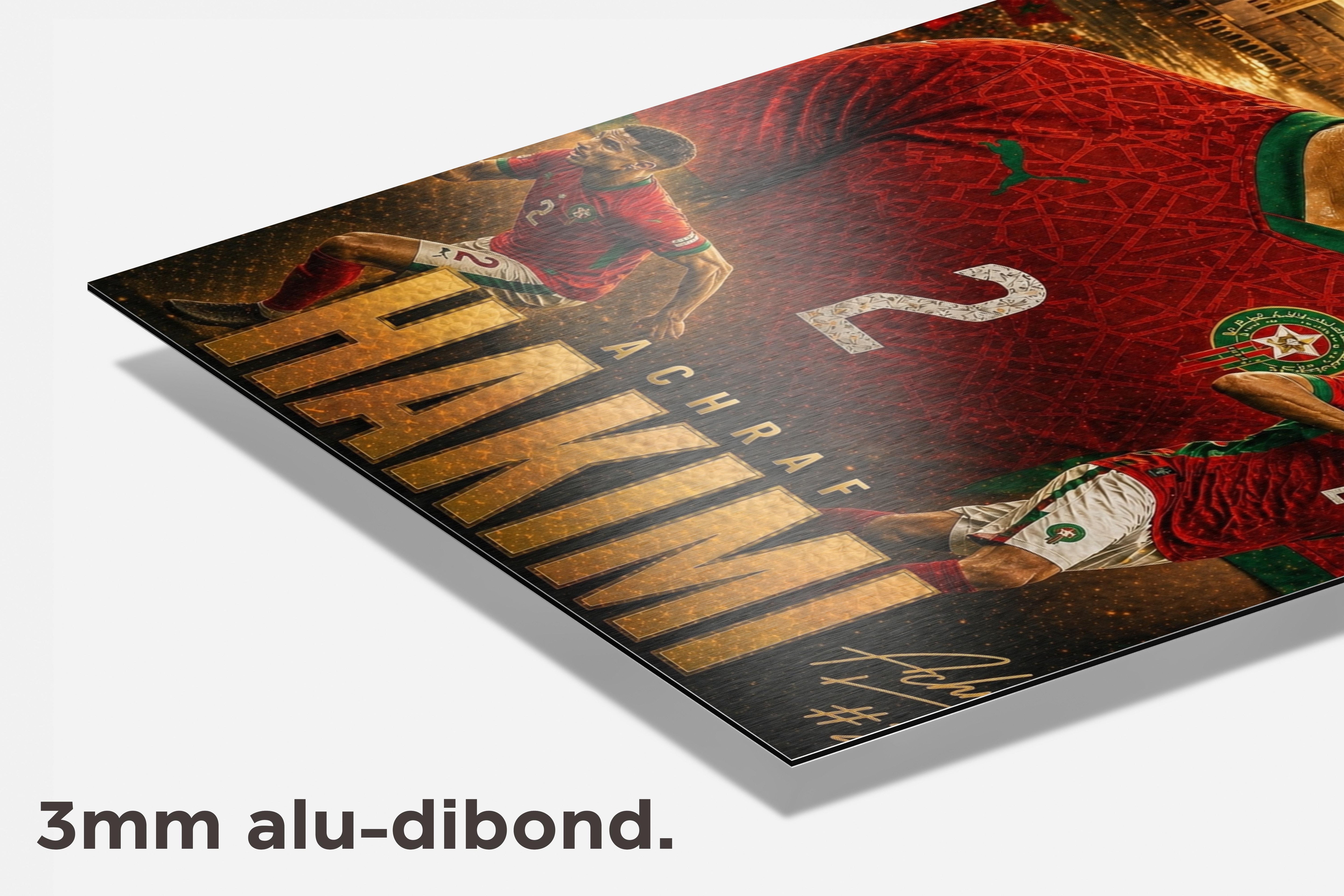 Achraf Hakimi dibond detail
