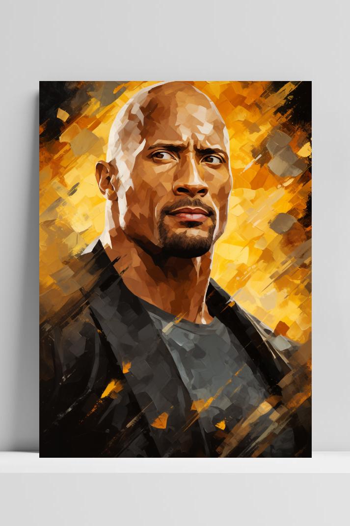 The Rock op 3mm aluminium dibond