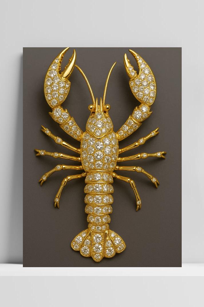 Lobster Gold Diamond im Interieur
