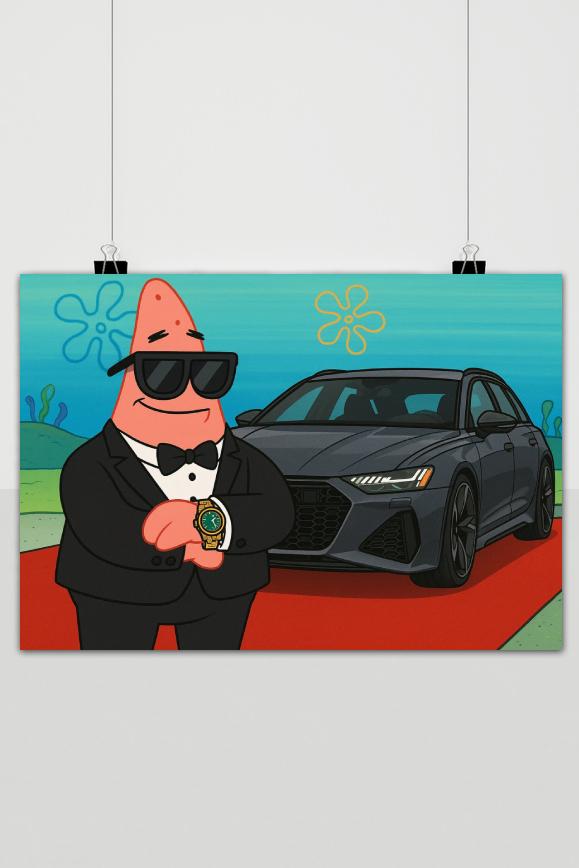 Patrick Star SpongeBob Poster