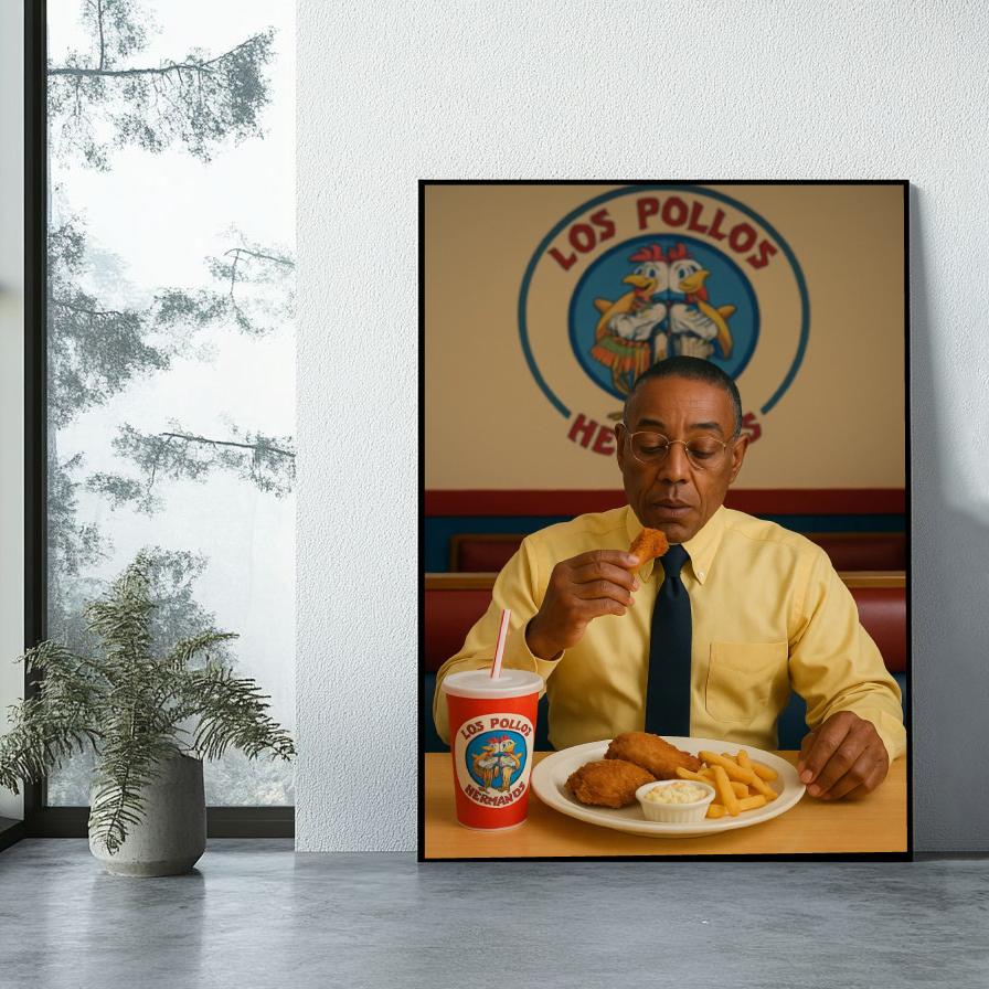 Gus Fring Breaking Bad Los Pollos Hermanos poster sfeerbeeld 1