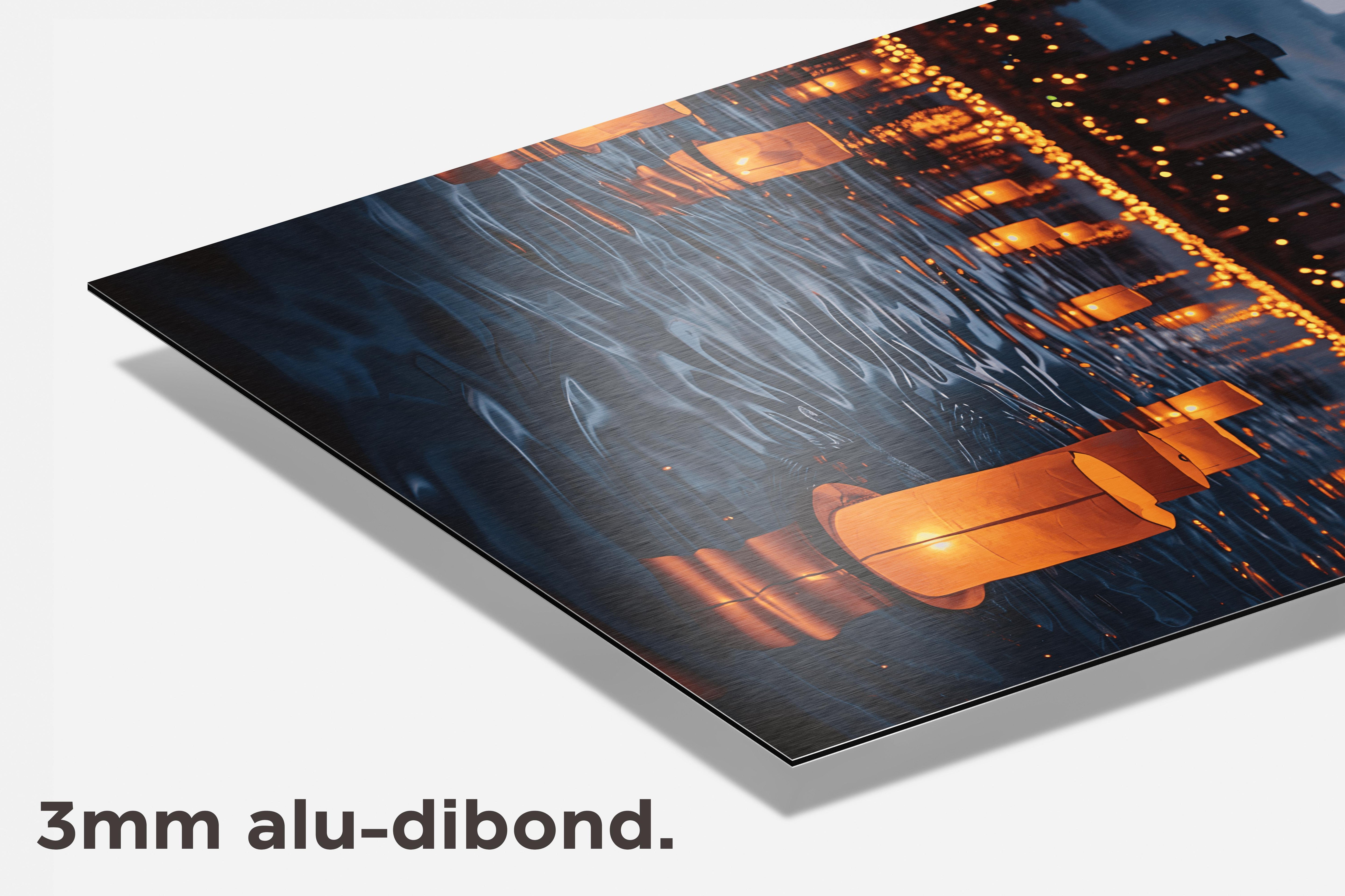 Lantaarns Drijvend dibond detail