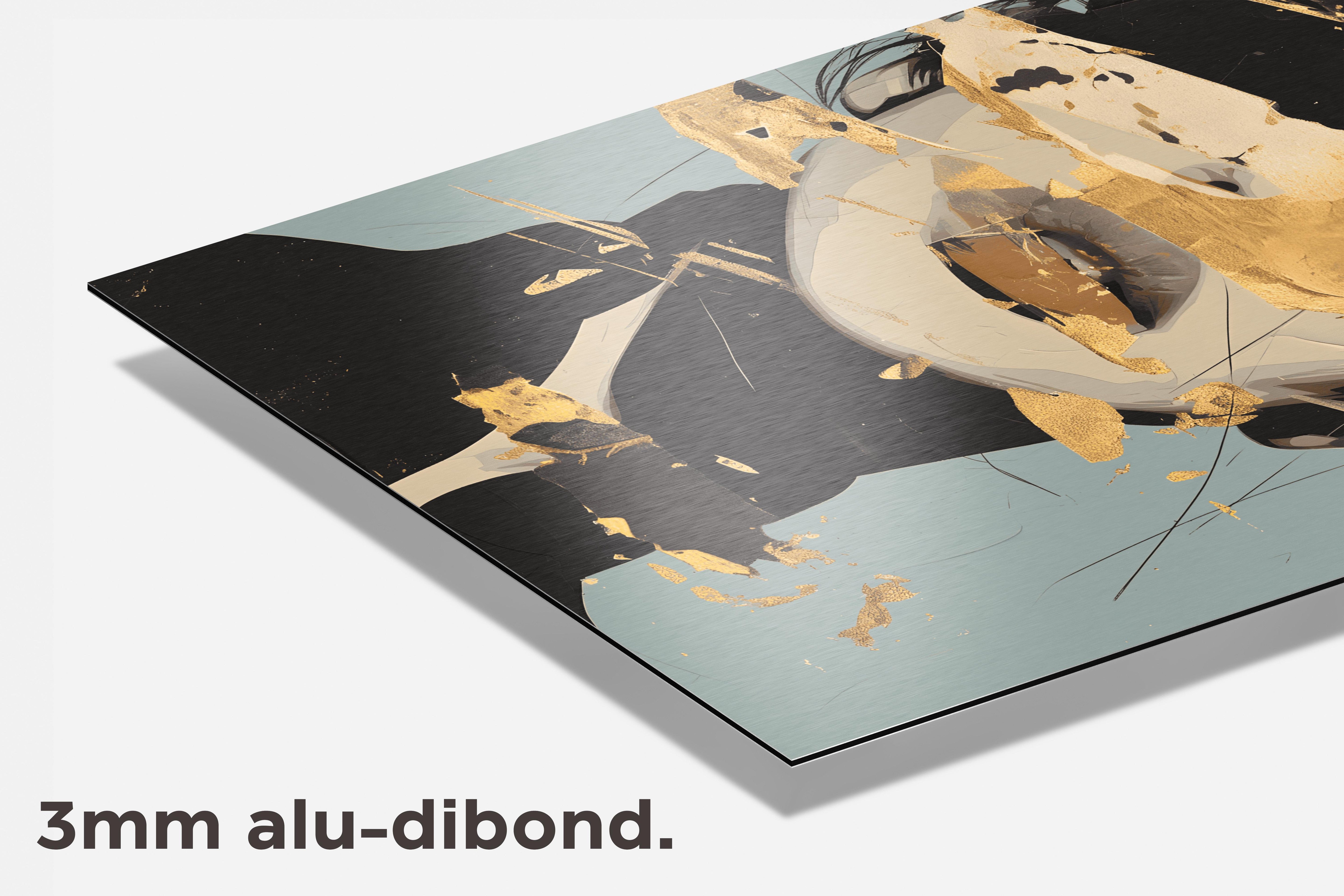 Portret dibond detail