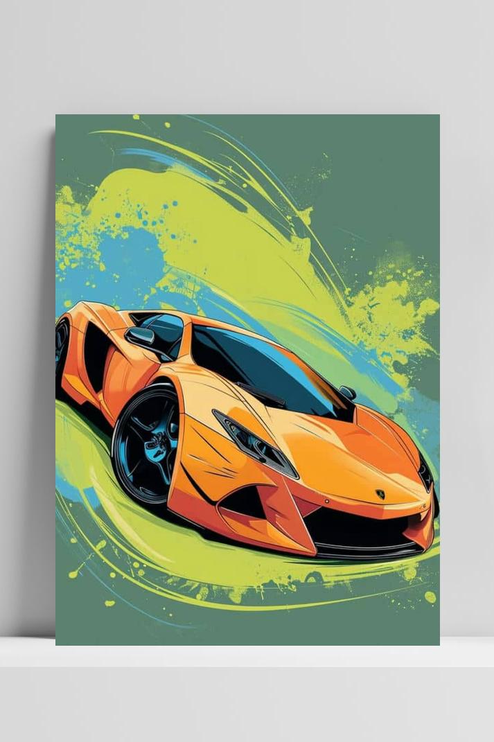 Ferrari op 3mm aluminium dibond