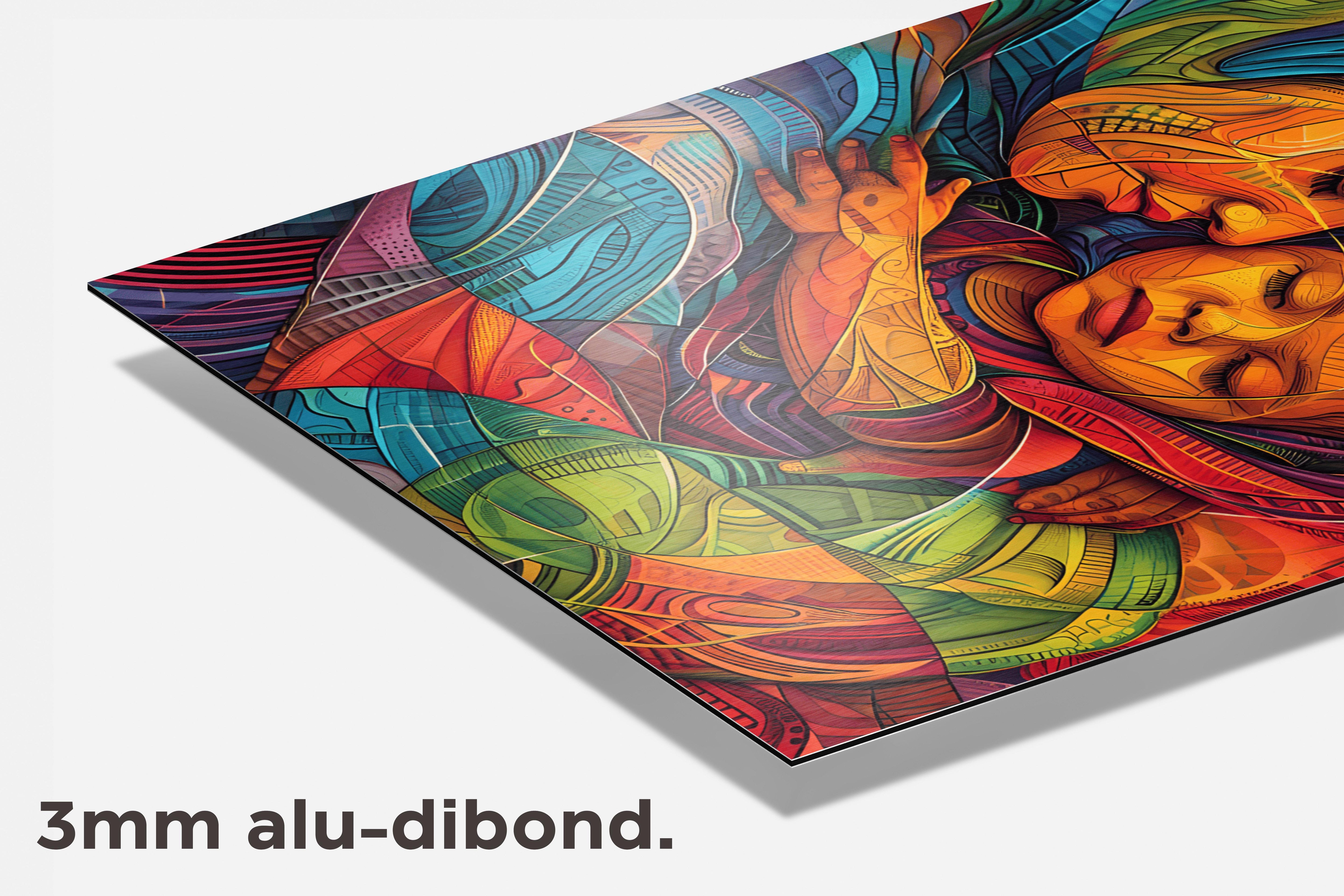 Moeder en Kind dibond detail