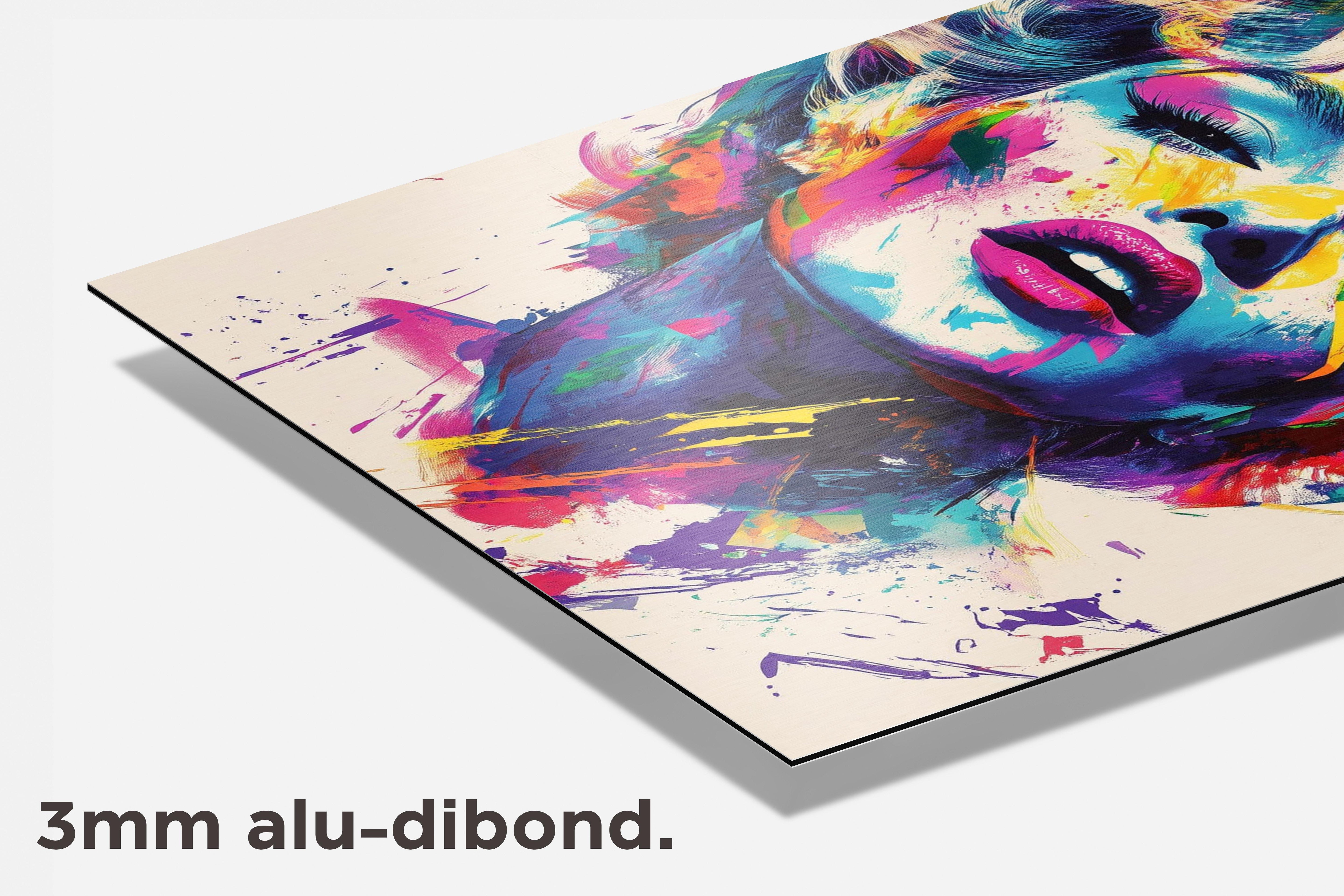 Marilyn Monroe dibond detail