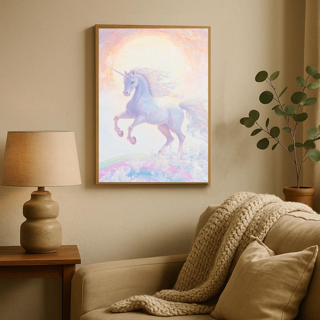 Unicorn Pastel poster sfeerbeeld 2