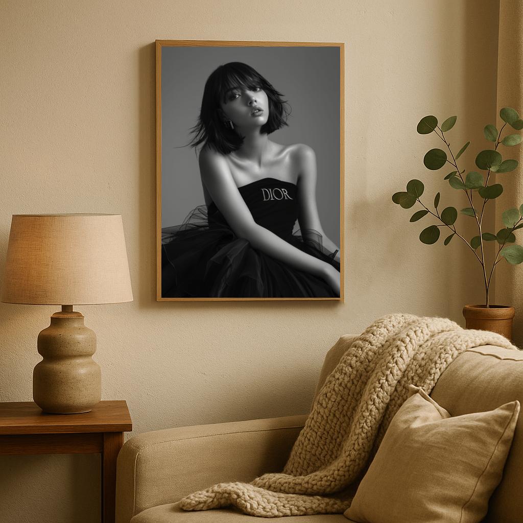 Dior Model B&W poster sfeerbeeld 2