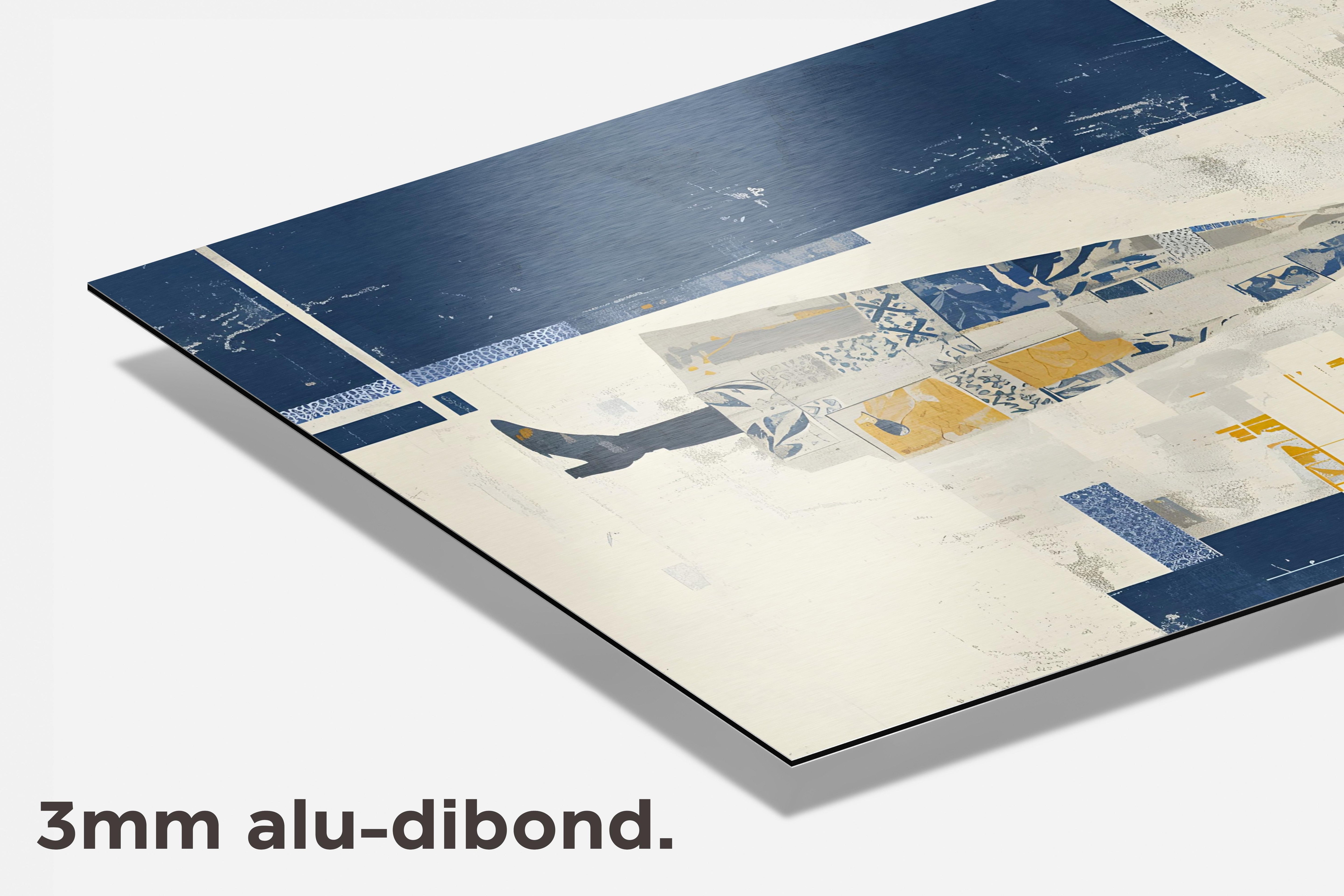 Abstracte Kunst dibond detail