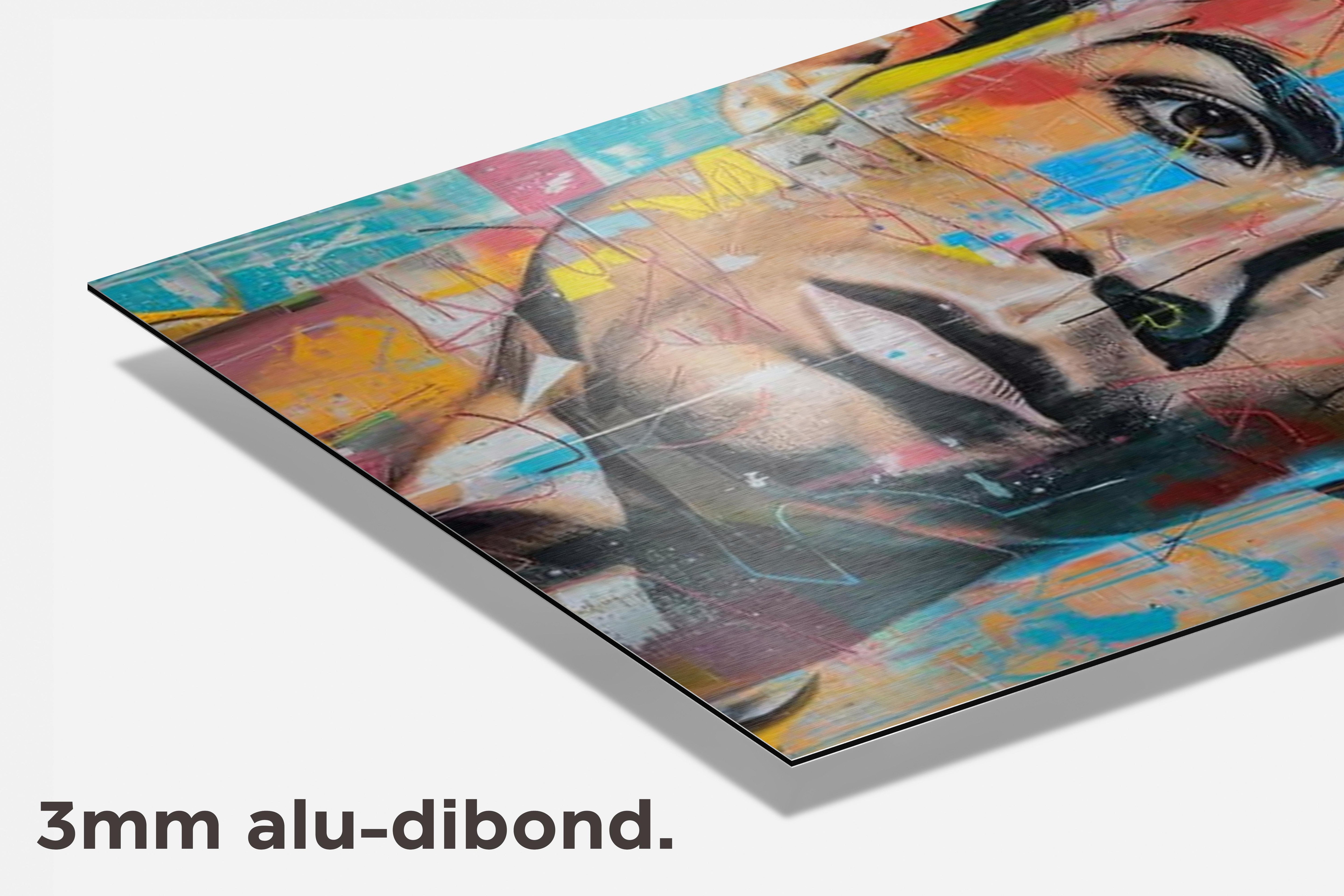 Cristiano Ronaldo dibond detail