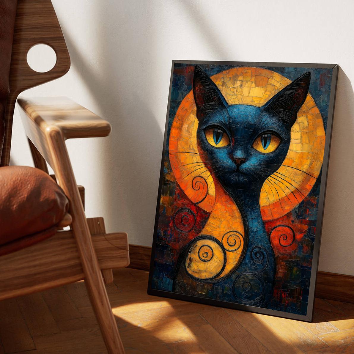 Cat Art poster van 25 Artstreet