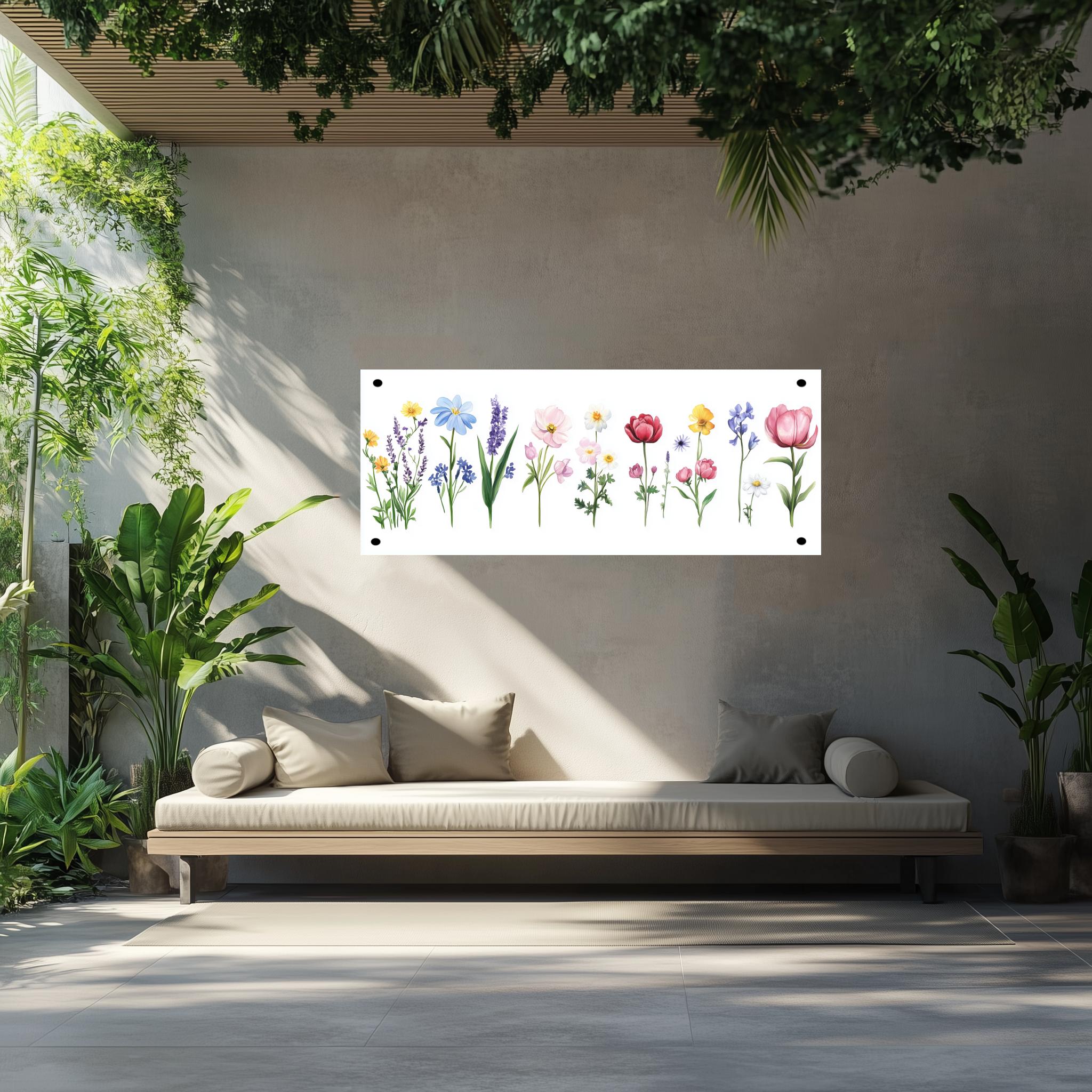 Tuinposter Bloemen sfeerbeeld 2