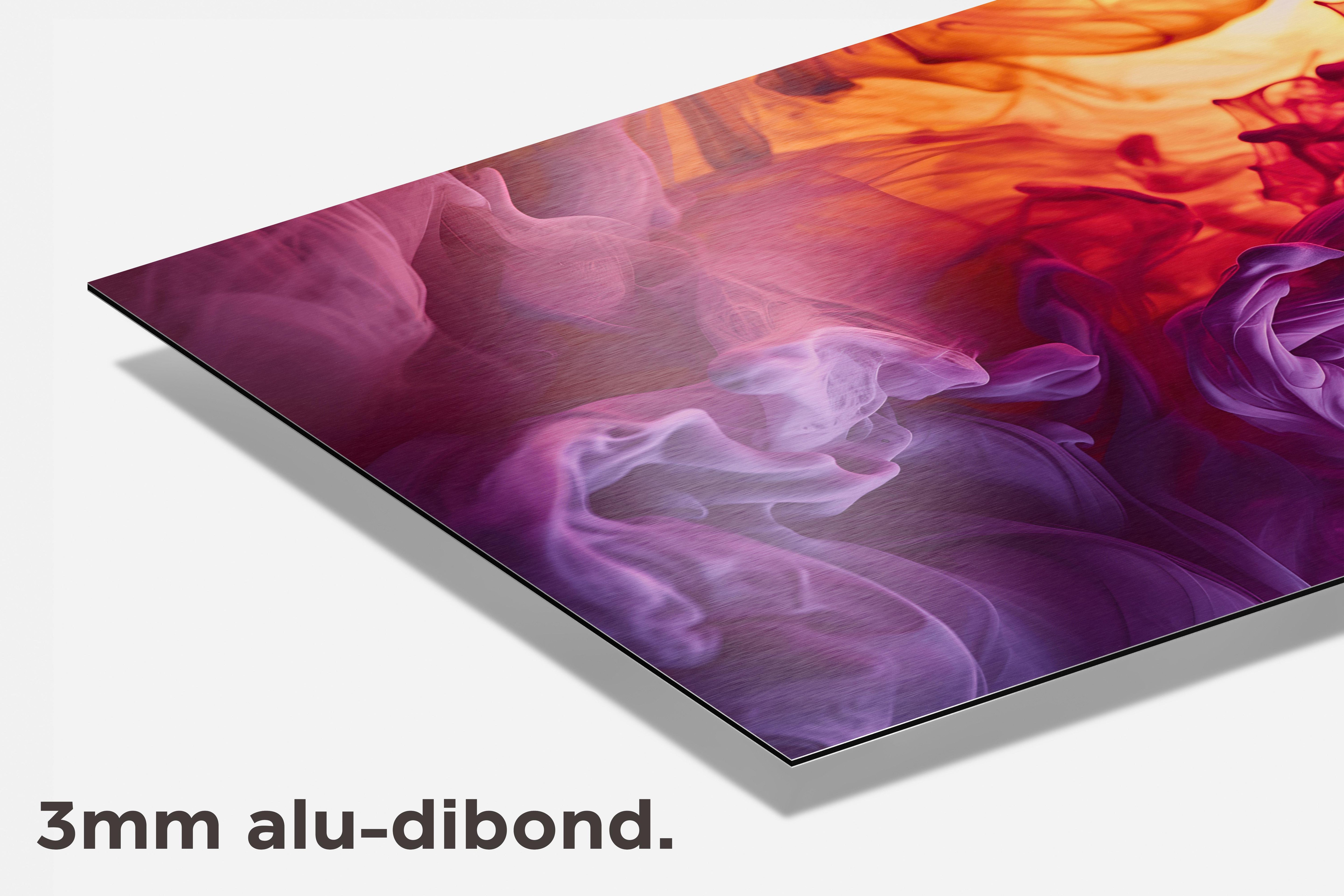 Roze Rook dibond detail