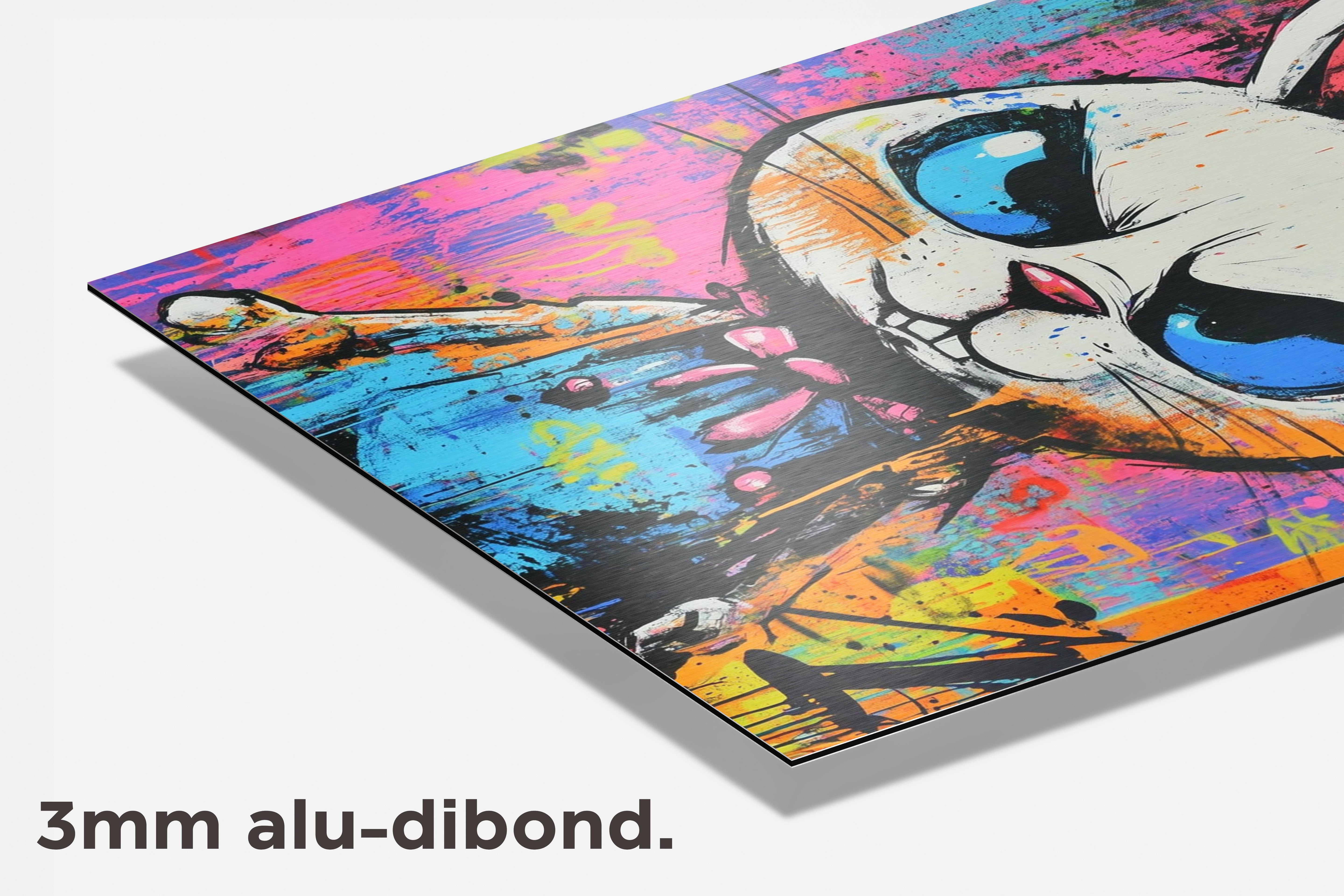 Bad Rabbit dibond detail
