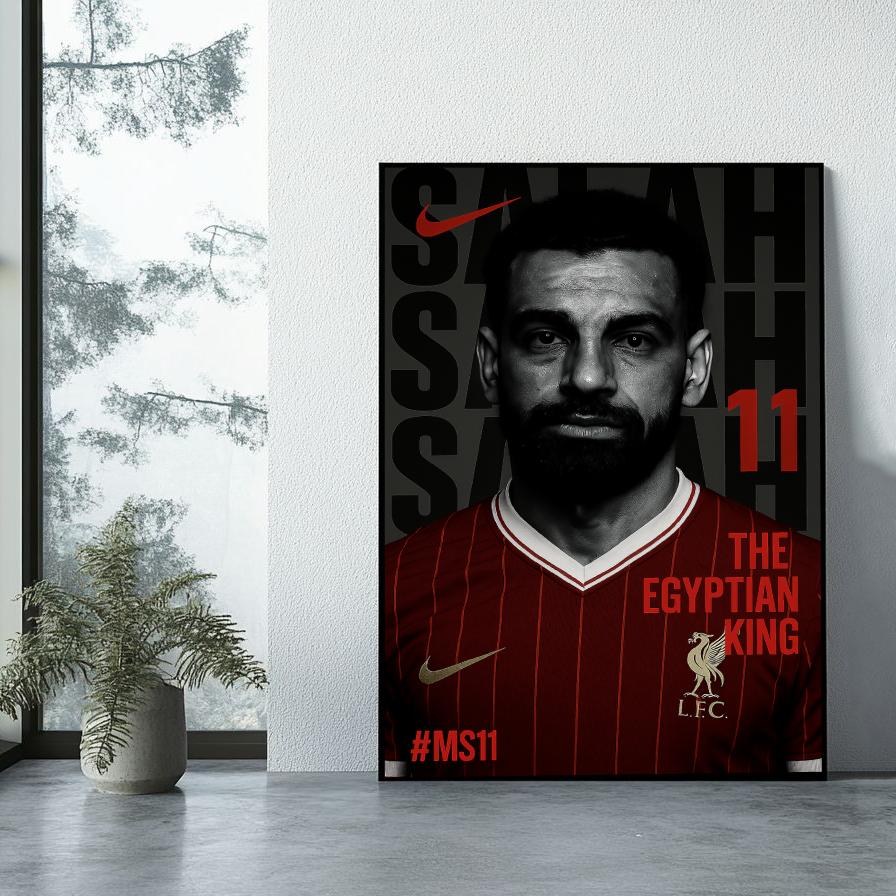 Mohamed Salah The Egyptian King poster sfeerbeeld 1