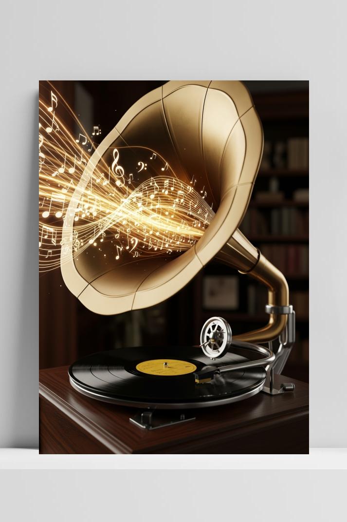 Gramophone poster van 25 Artstreet