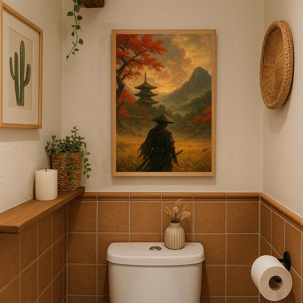 Samurai Japan Landscape poster sfeerbeeld 3