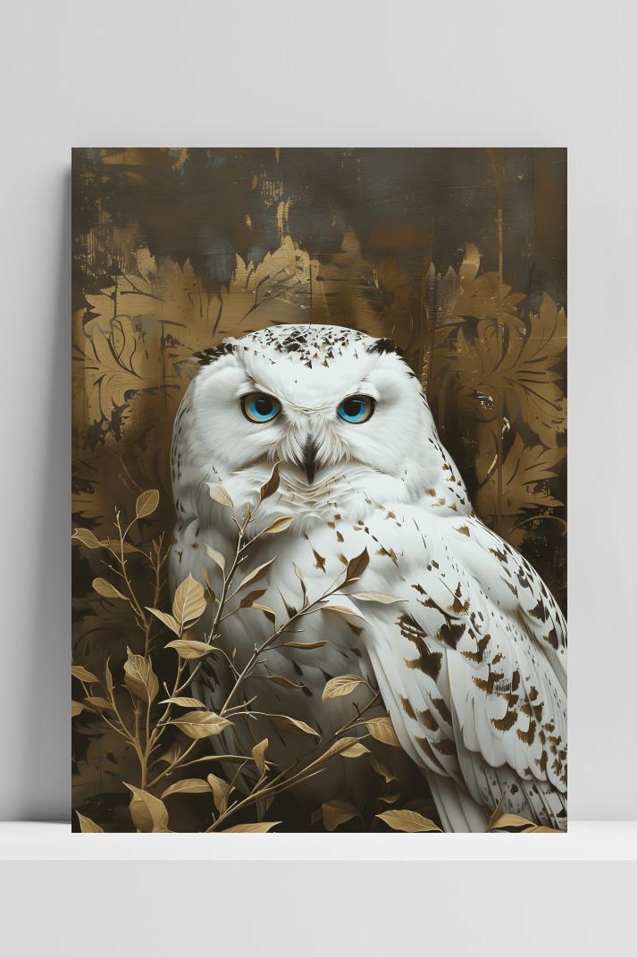 Uil op 3mm aluminium dibond