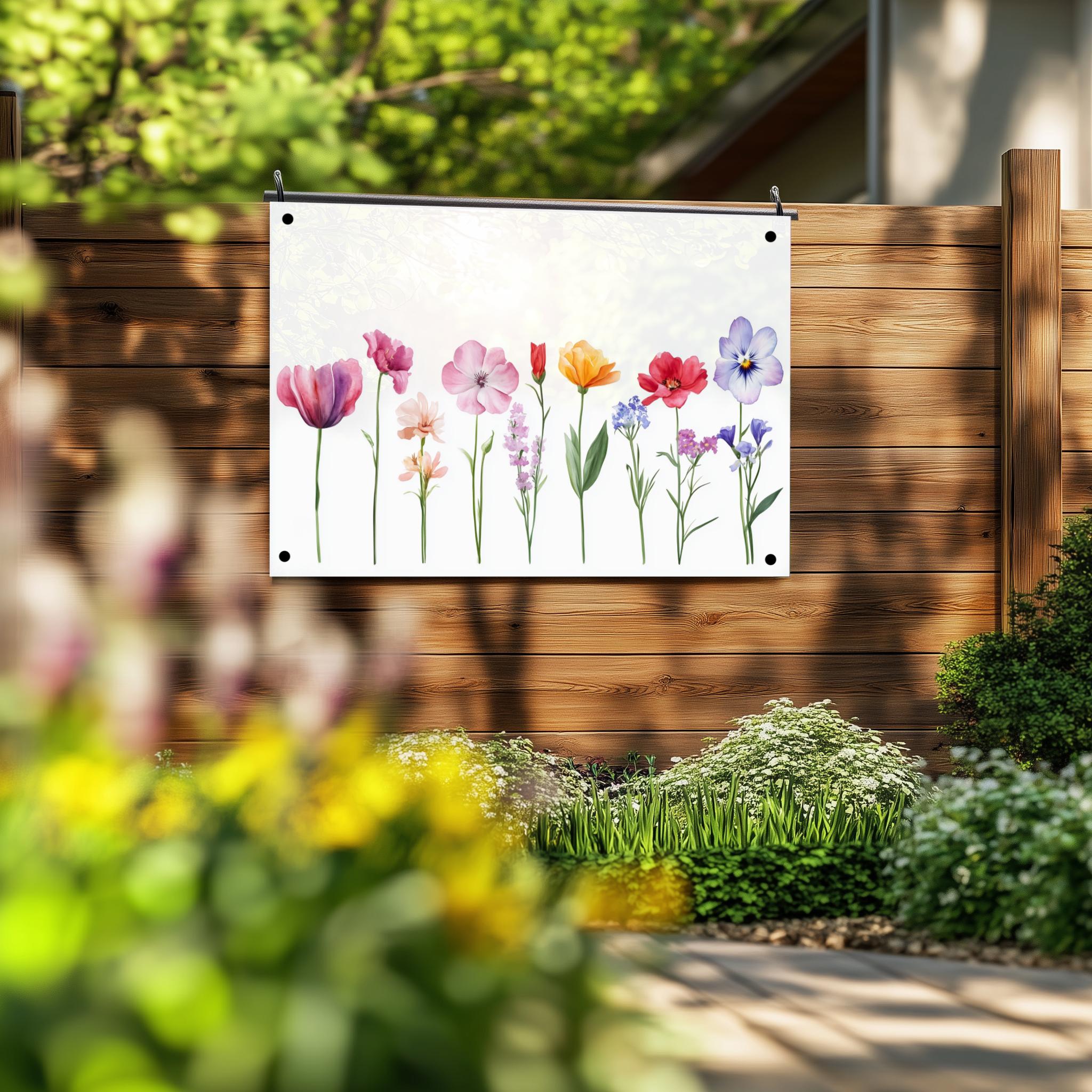 Tuinposter Bloemen sfeerbeeld 2