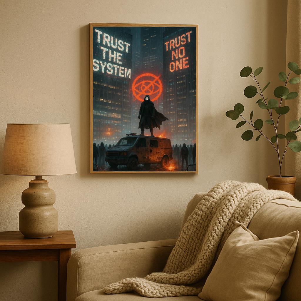 Trust No One City Text poster sfeerbeeld 2